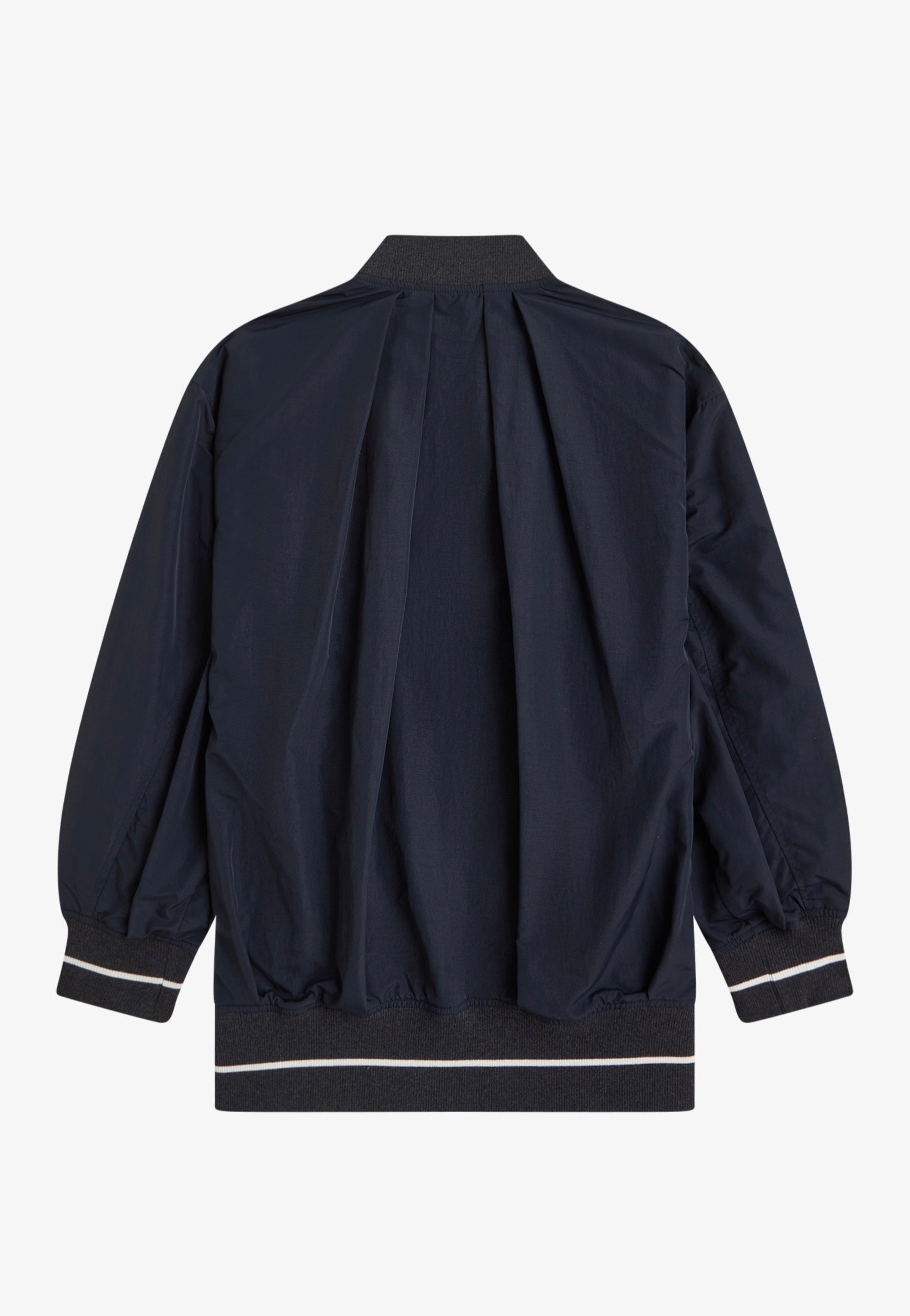 Fred Perry - Longline Tipped Bomber Navy - Jacket | Women-Image