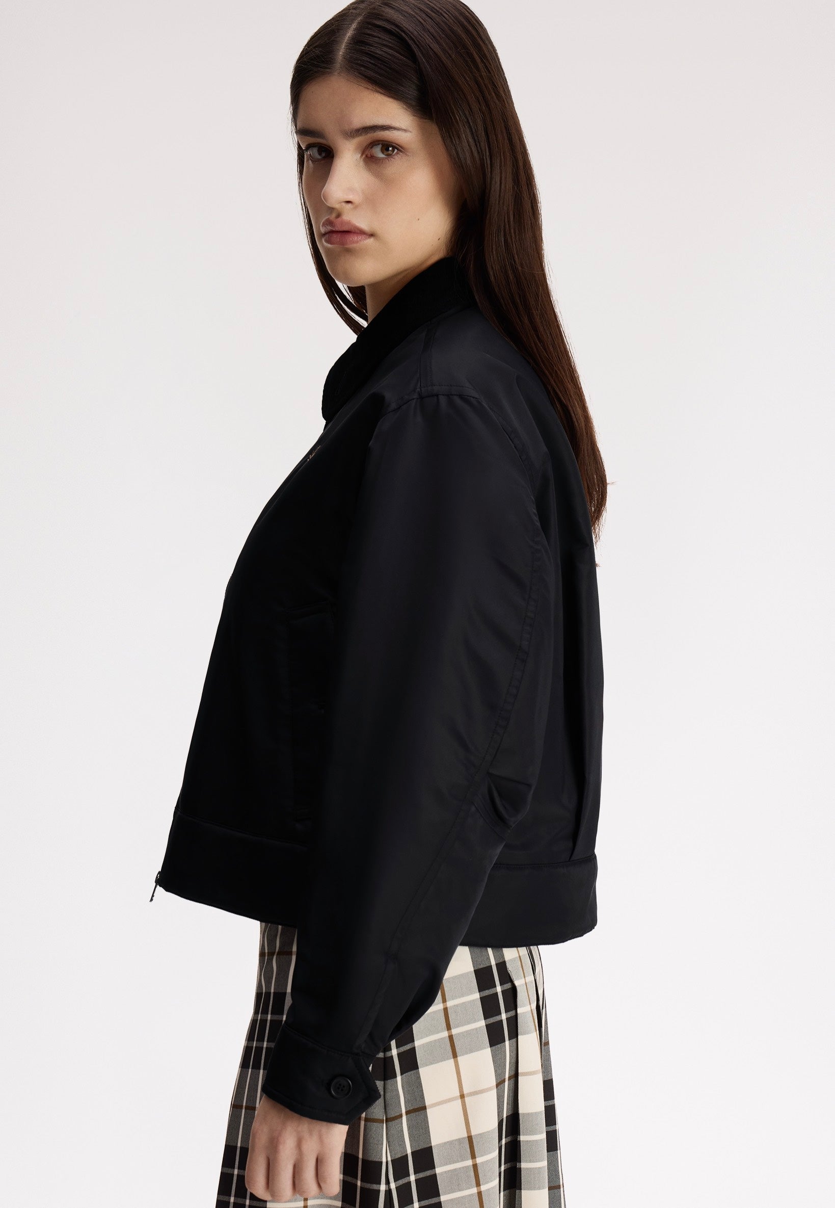 Fred Perry - Padded Caban Black - Jacket | Women-Image