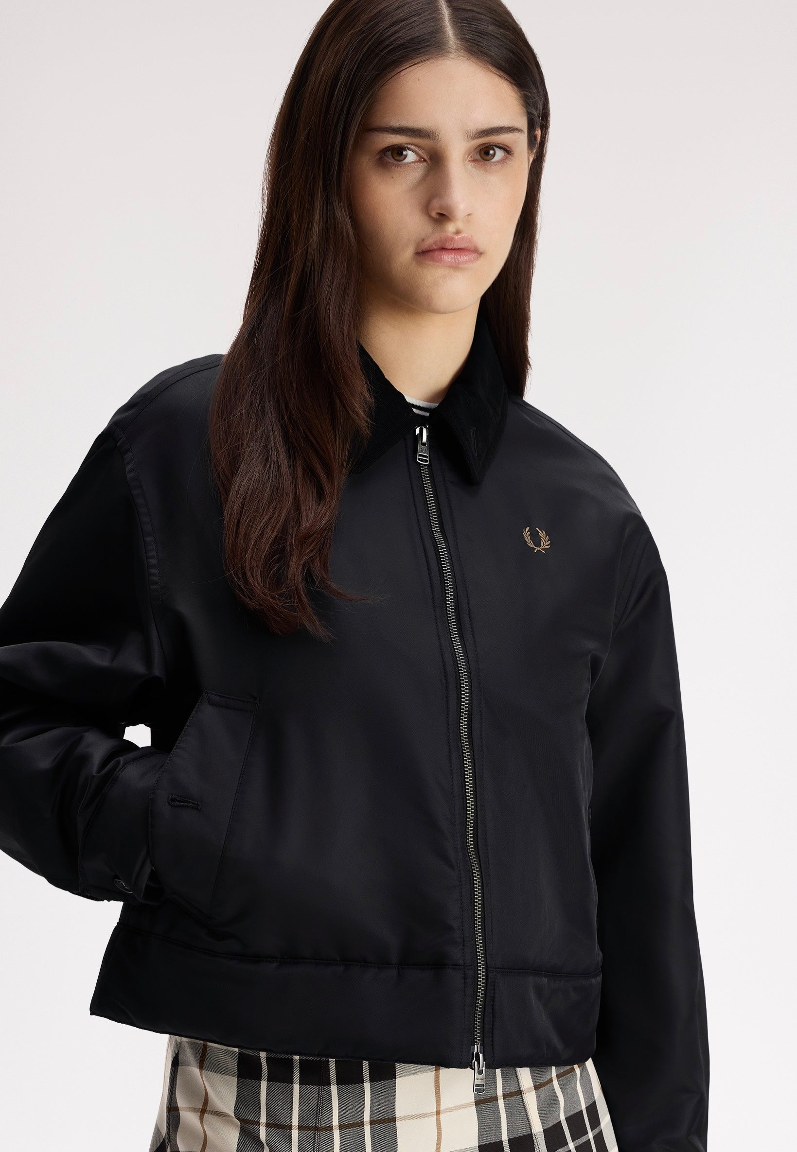 Fred Perry - Padded Caban Black - Jacket | Women-Image