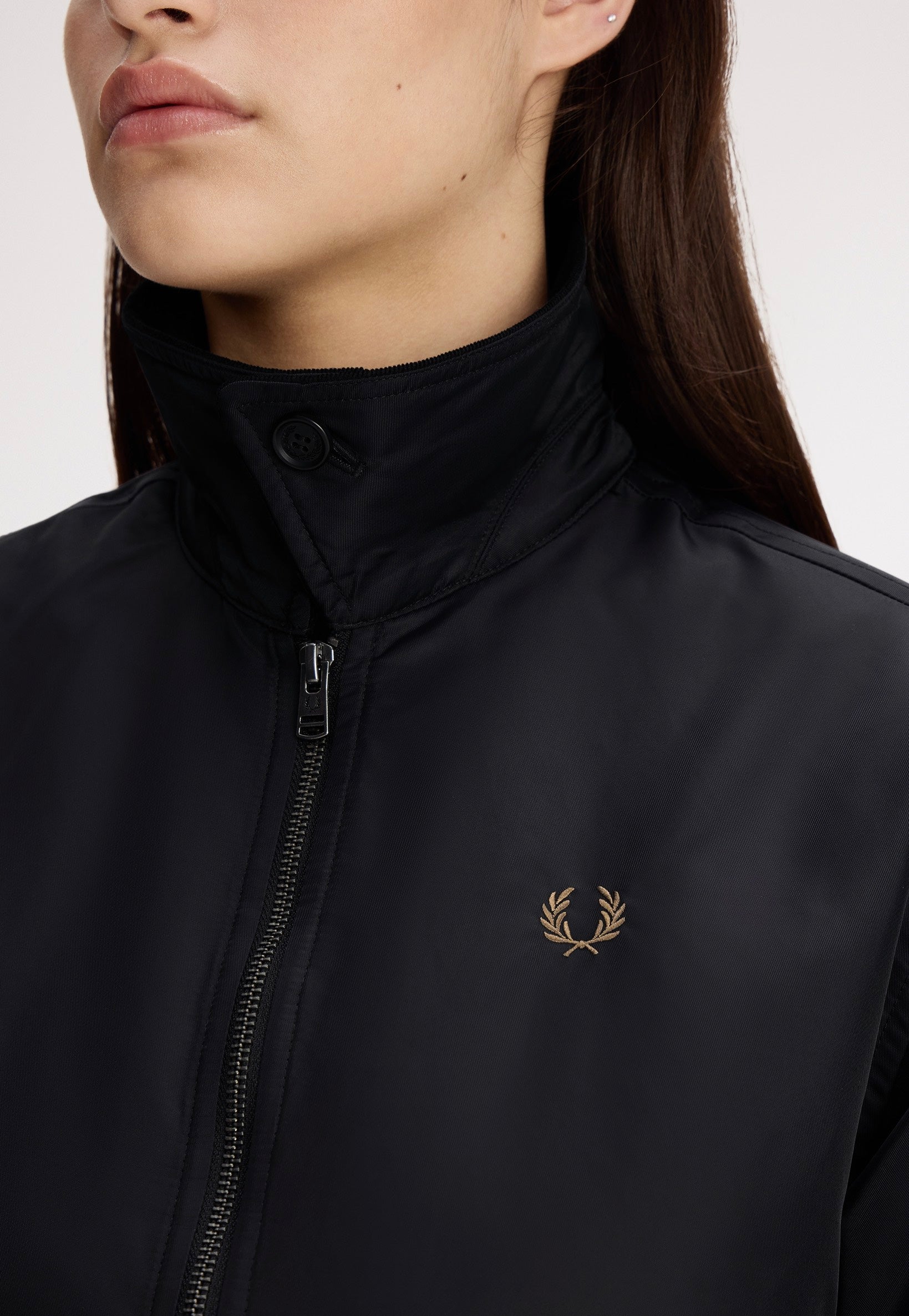 Fred Perry - Padded Caban Black - Jacket | Women-Image