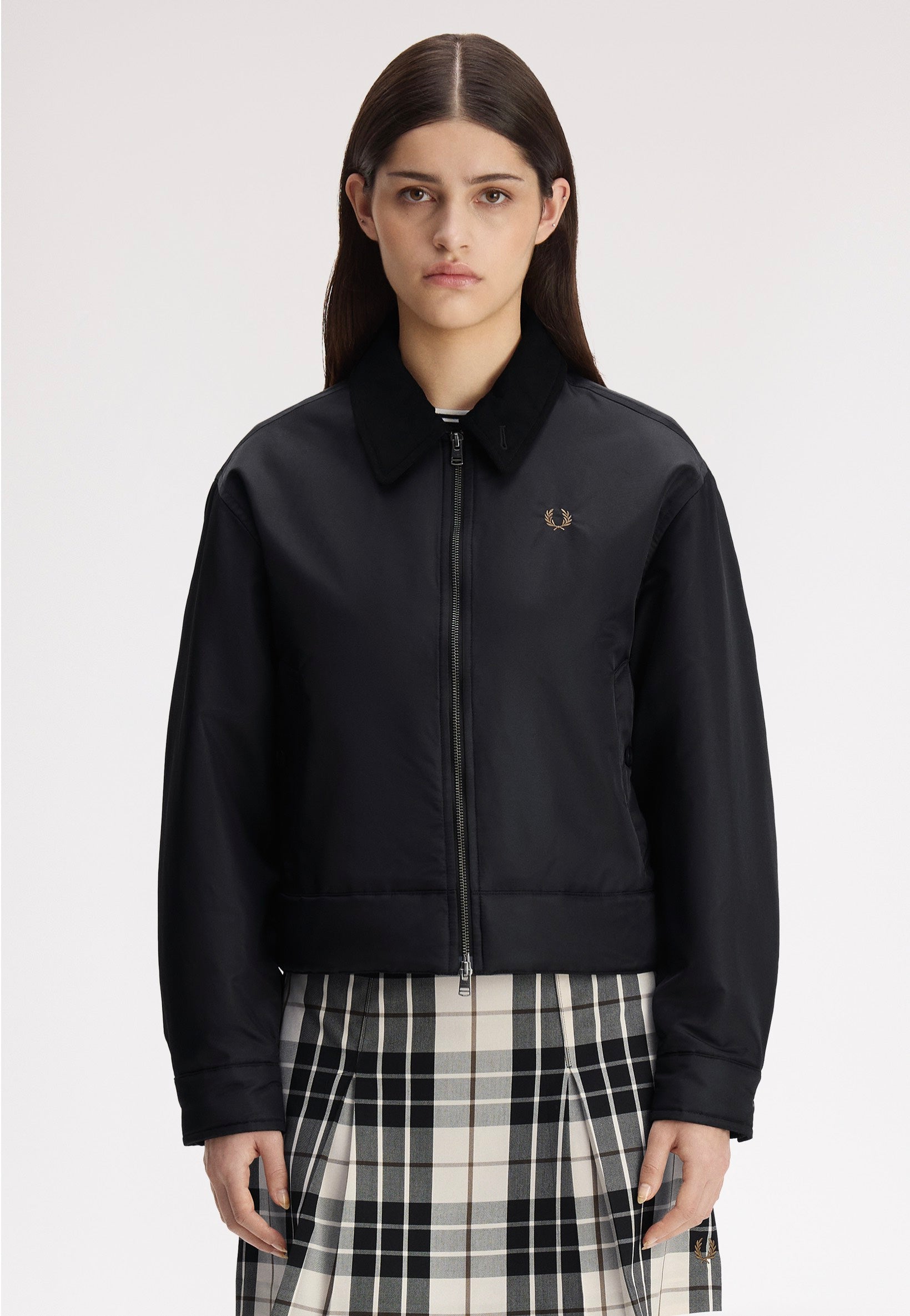 Fred Perry - Padded Caban Black - Jacket | Women-Image