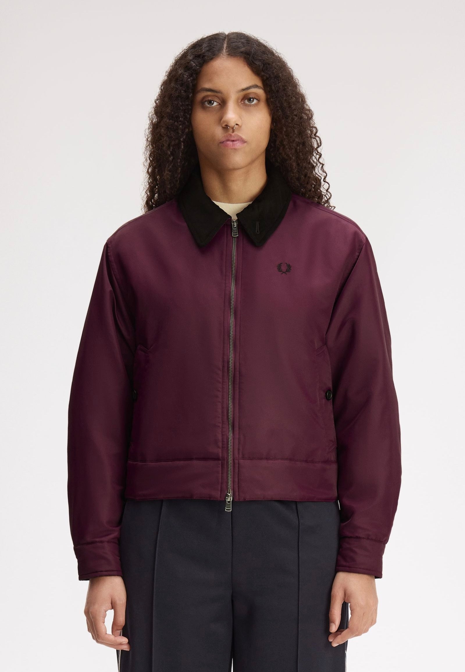 Fred Perry - Padded Caban Plum - Jacket | Women-Image