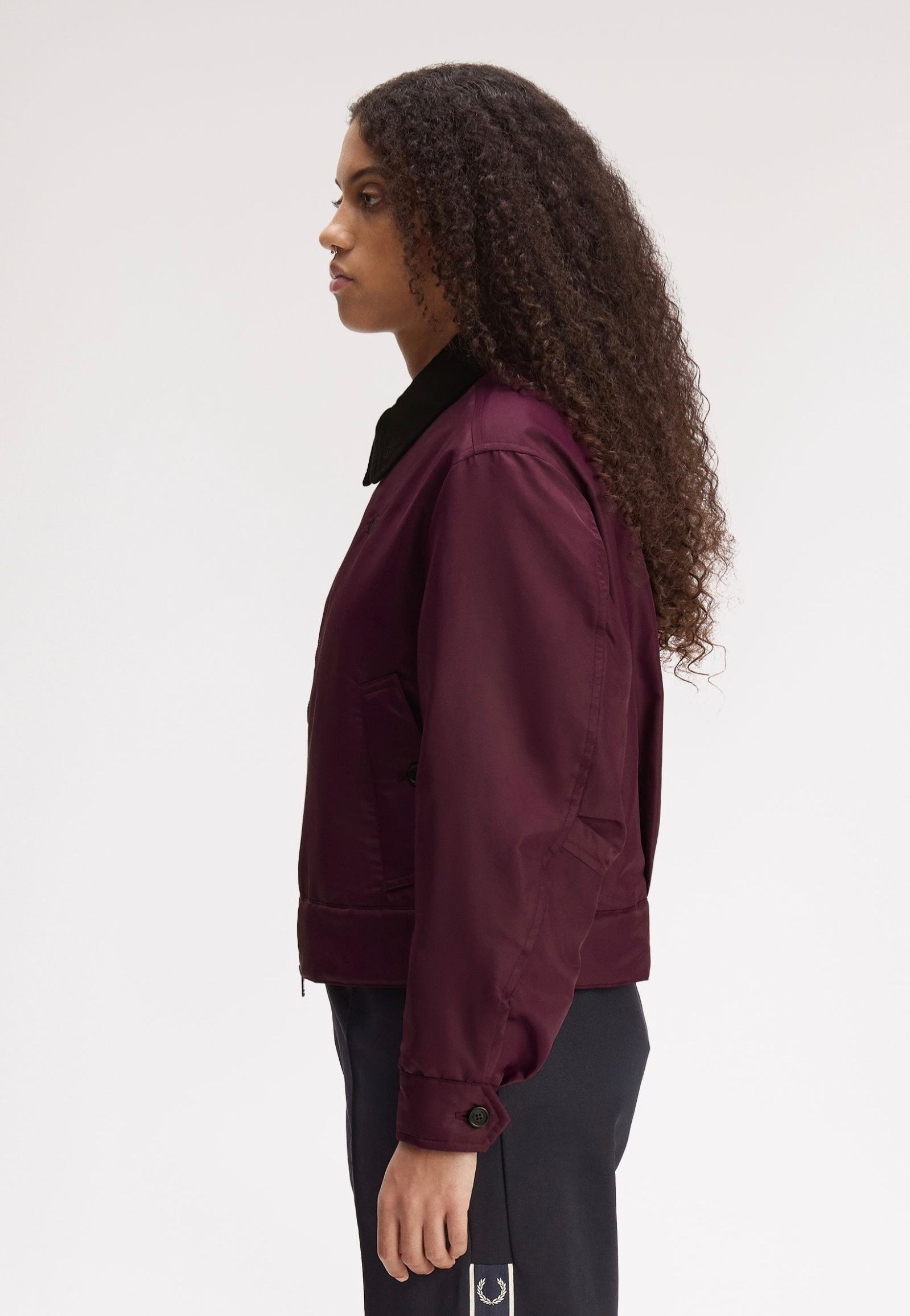 Fred Perry - Padded Caban Plum - Jacket | Women-Image