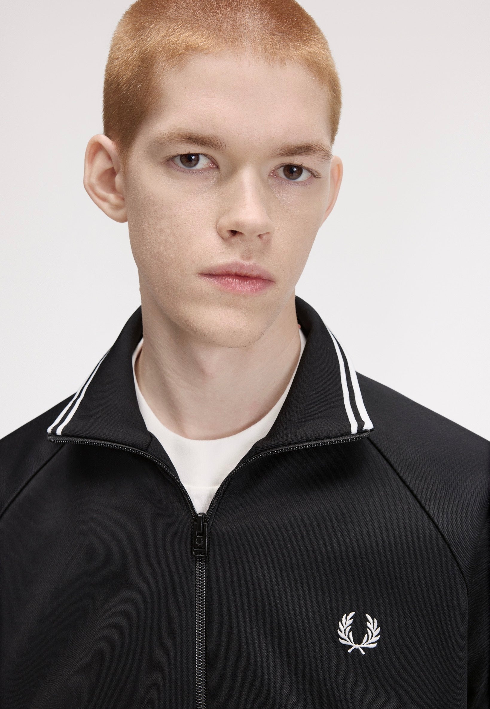 Fred Perry - Tipped Track Black - Track Jacket | Men-Image
