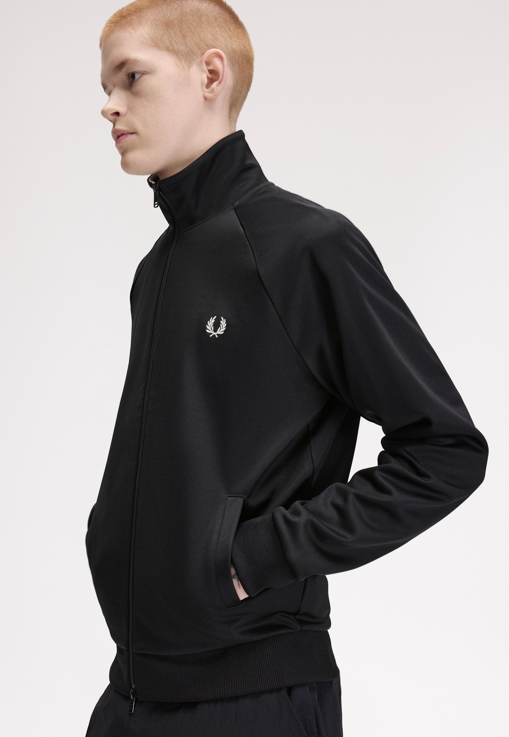 Fred Perry - Tipped Track Black - Track Jacket | Men-Image