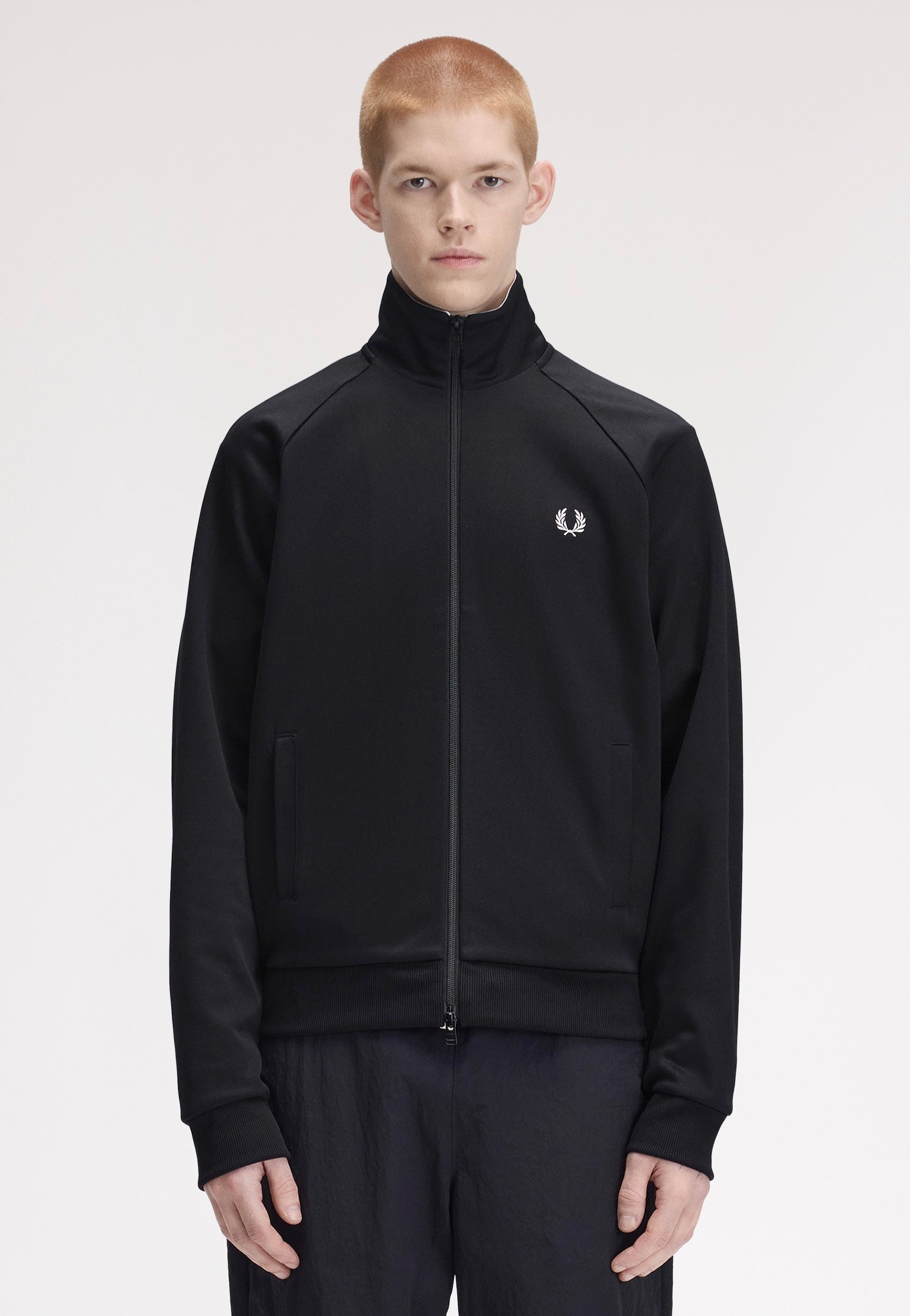 Fred Perry - Tipped Track Black - Track Jacket | Men-Image