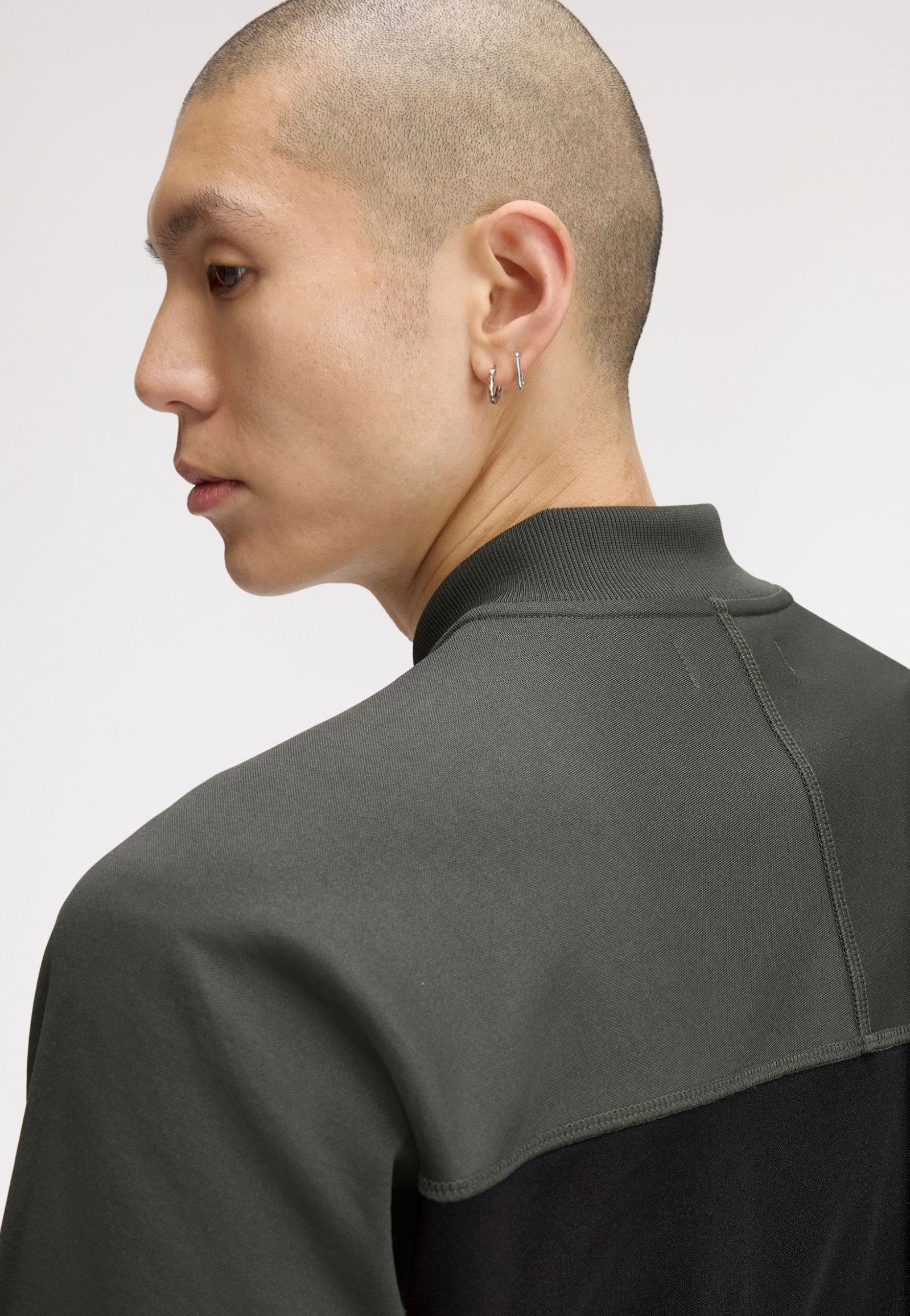 Fred Perry - Colour Block Track Field Green - Track Jacket | Men-Image