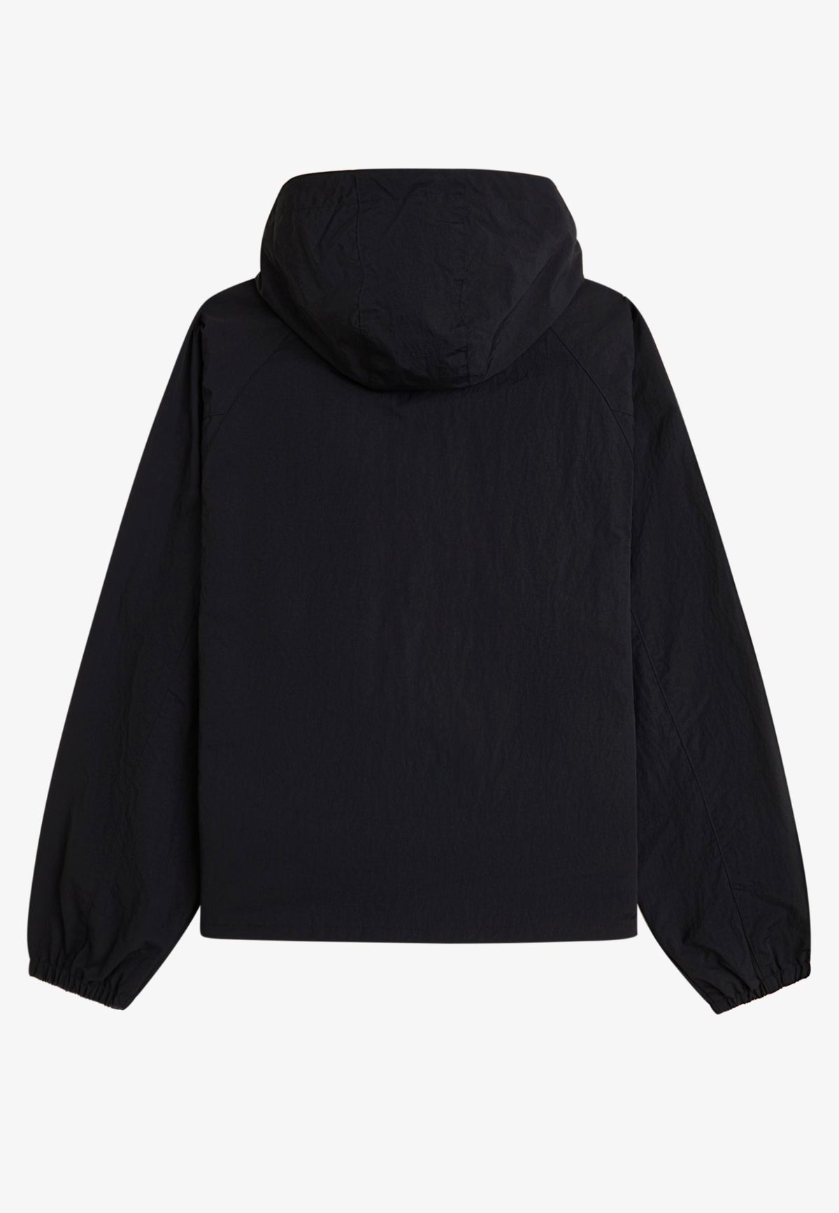 Fred Perry Oversized Hooded Shell Black Bunda | Men-Image