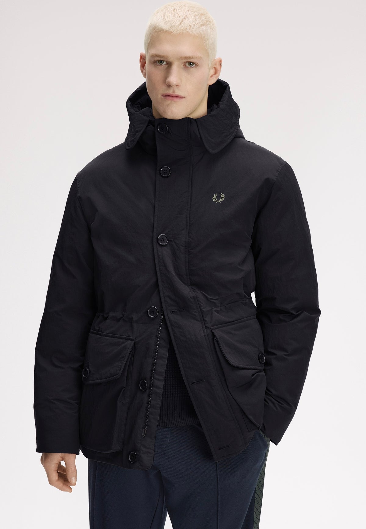 Fred Perry Padded Patch Pocket Parka | Men-Image