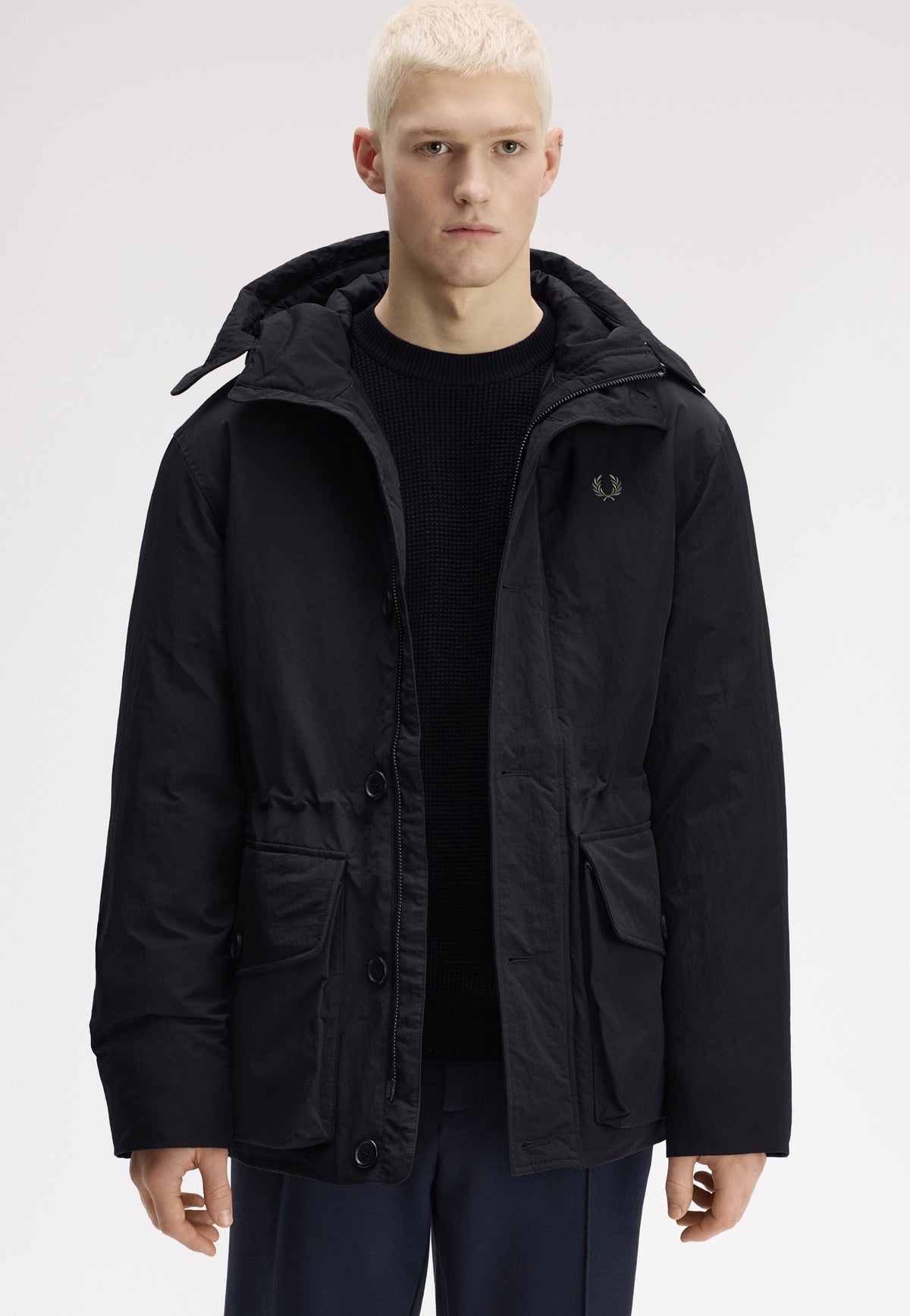 Fred Perry Padded Patch Pocket Parka | Men-Image