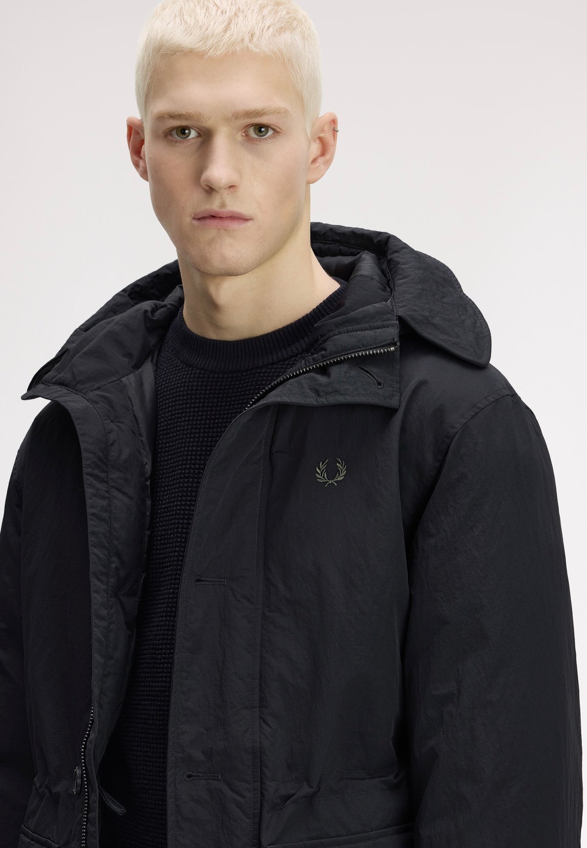 Fred Perry Padded Patch Pocket Parka | Men-Image