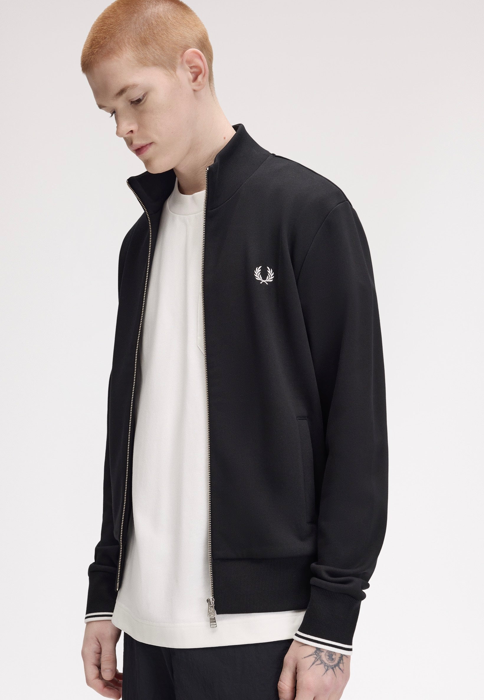 Fred Perry - Zip Through Black - Zipper | Men-Image