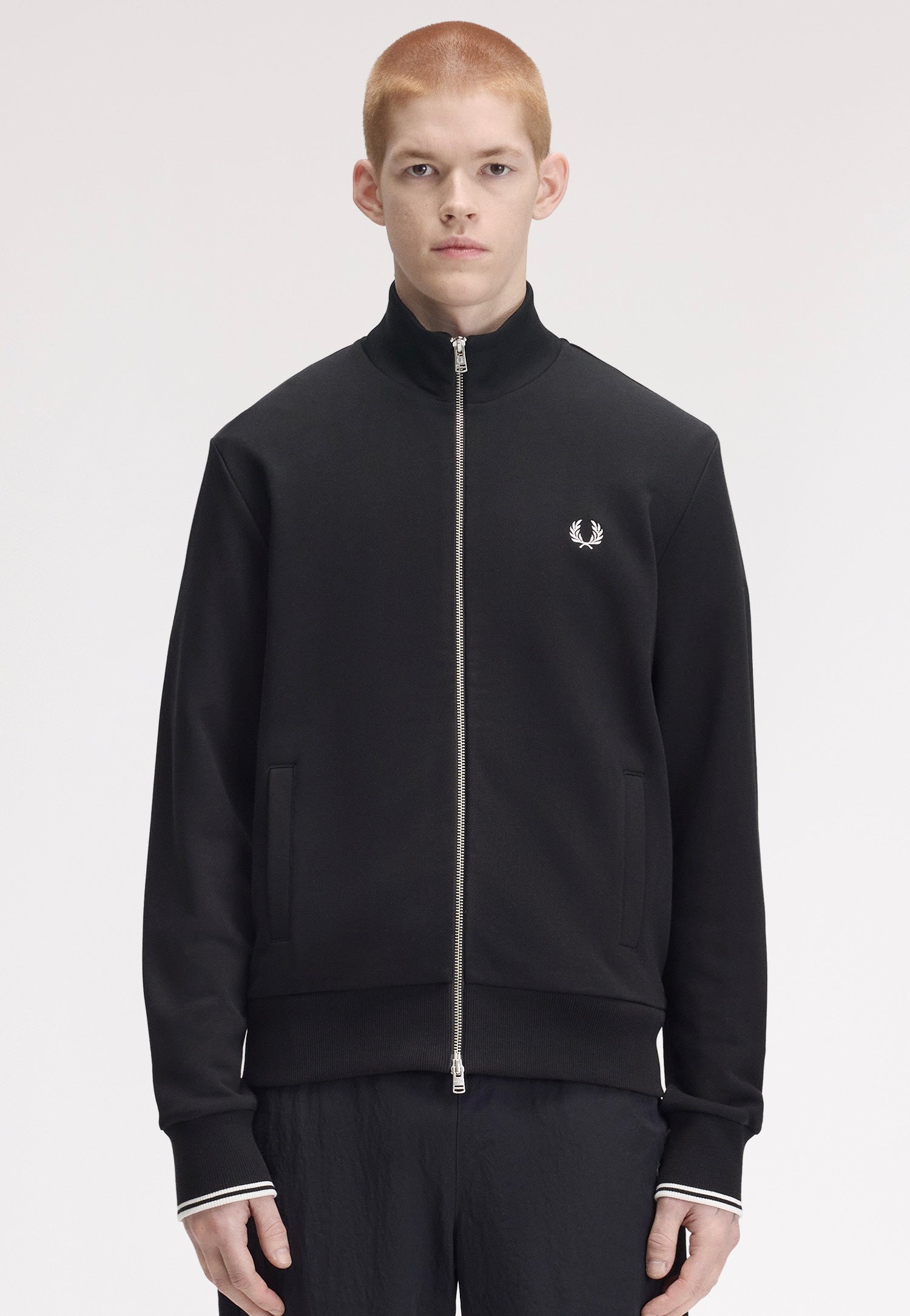 Fred Perry - Zip Through Black - Zipper | Men-Image