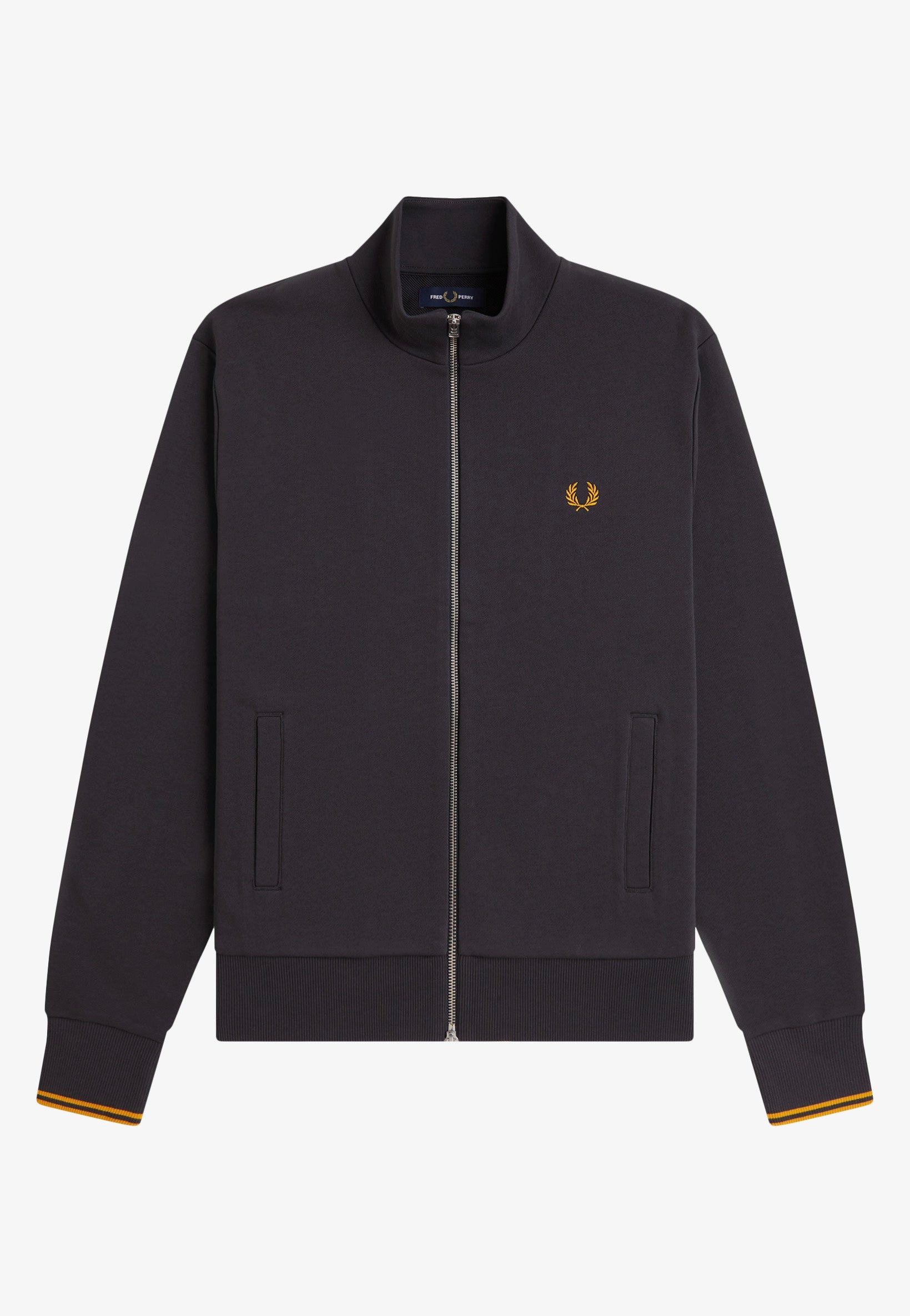 FRED PERRY ダークグレー ジップアップジャケット Fred Perry Zip Through Anchor Grey - Zipper | Impericon