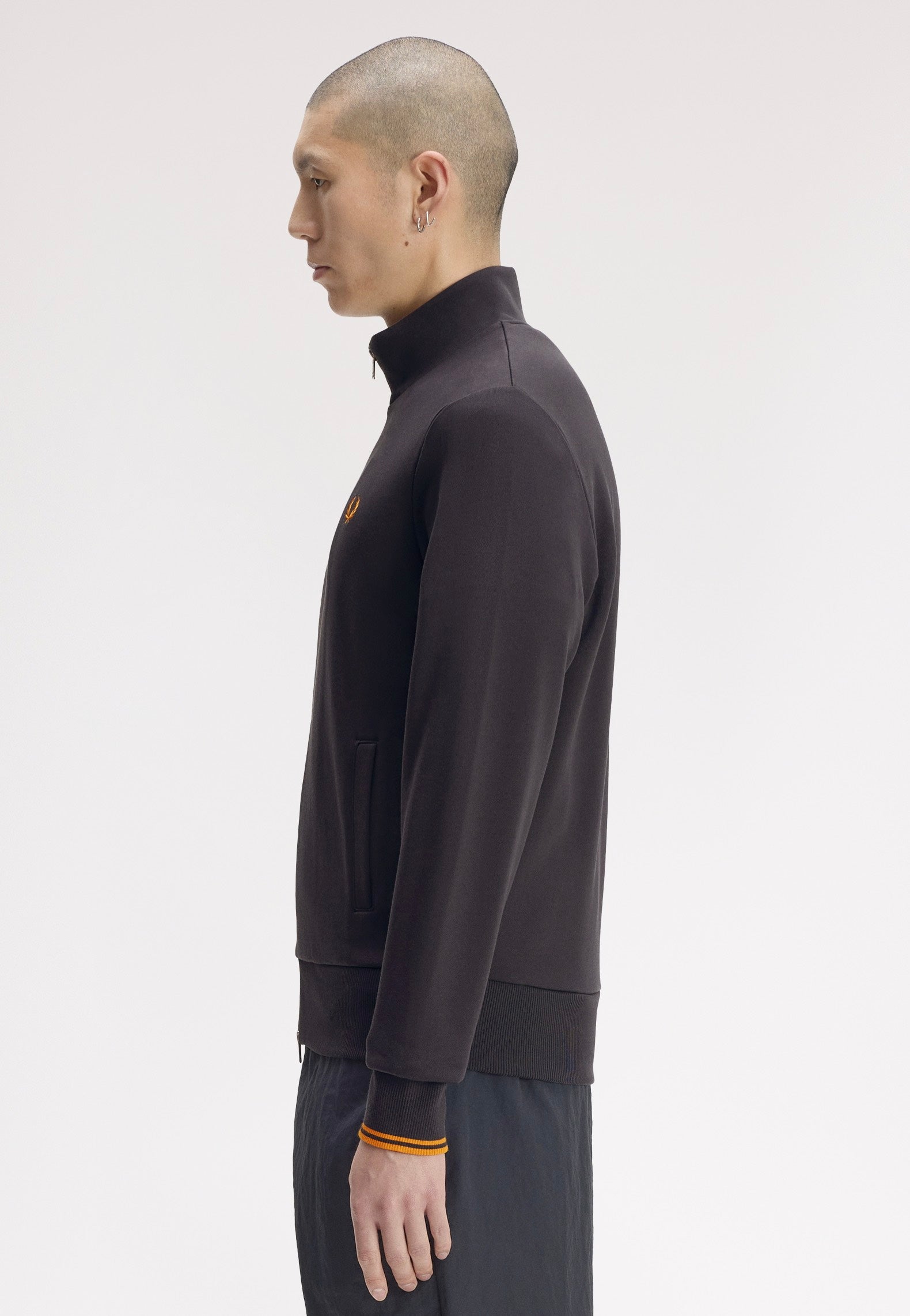Fred Perry Zip Through Anchor Grey - Zipper | Impericon