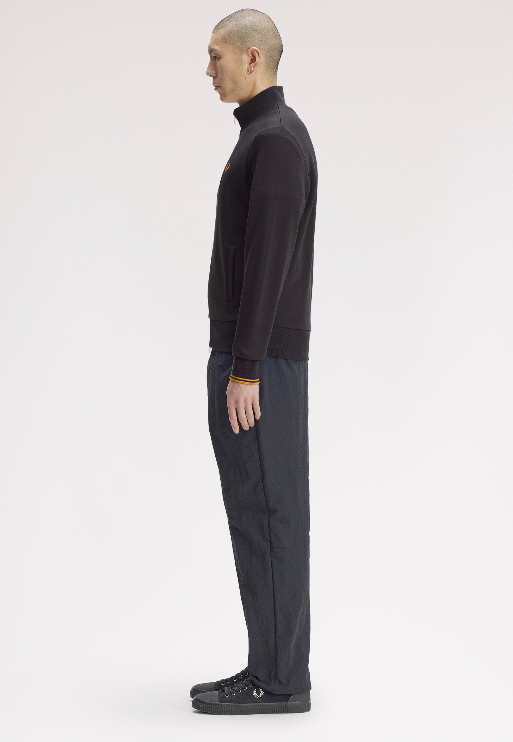 Fred Perry Zip Through Anchor Grey - Zipper | Impericon