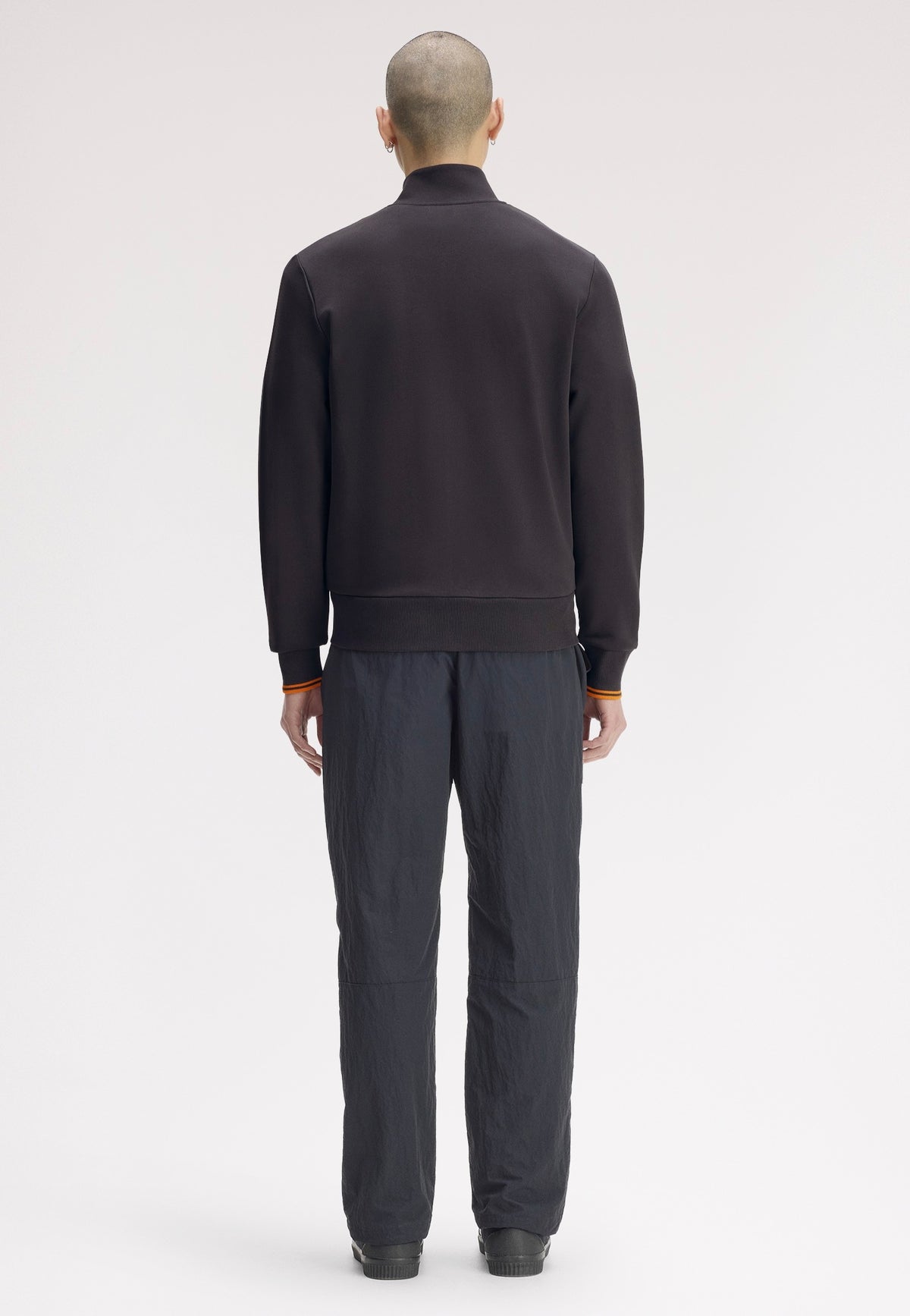 Fred Perry Zip Through Anchor Grey Zipper | Men-Image