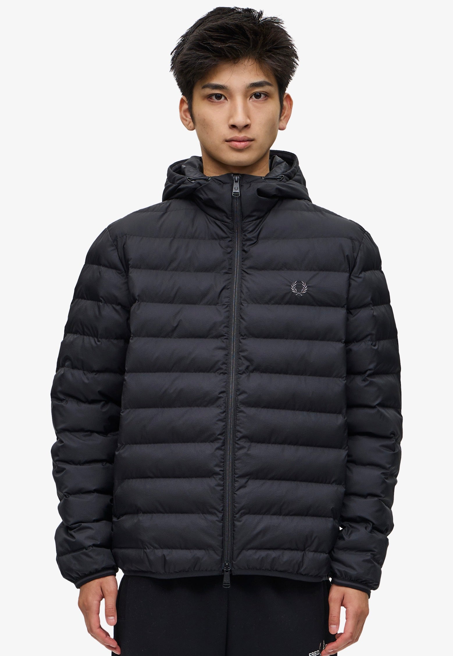 Fred Perry - Hooded Insulated Black - Jacket | Men-Image