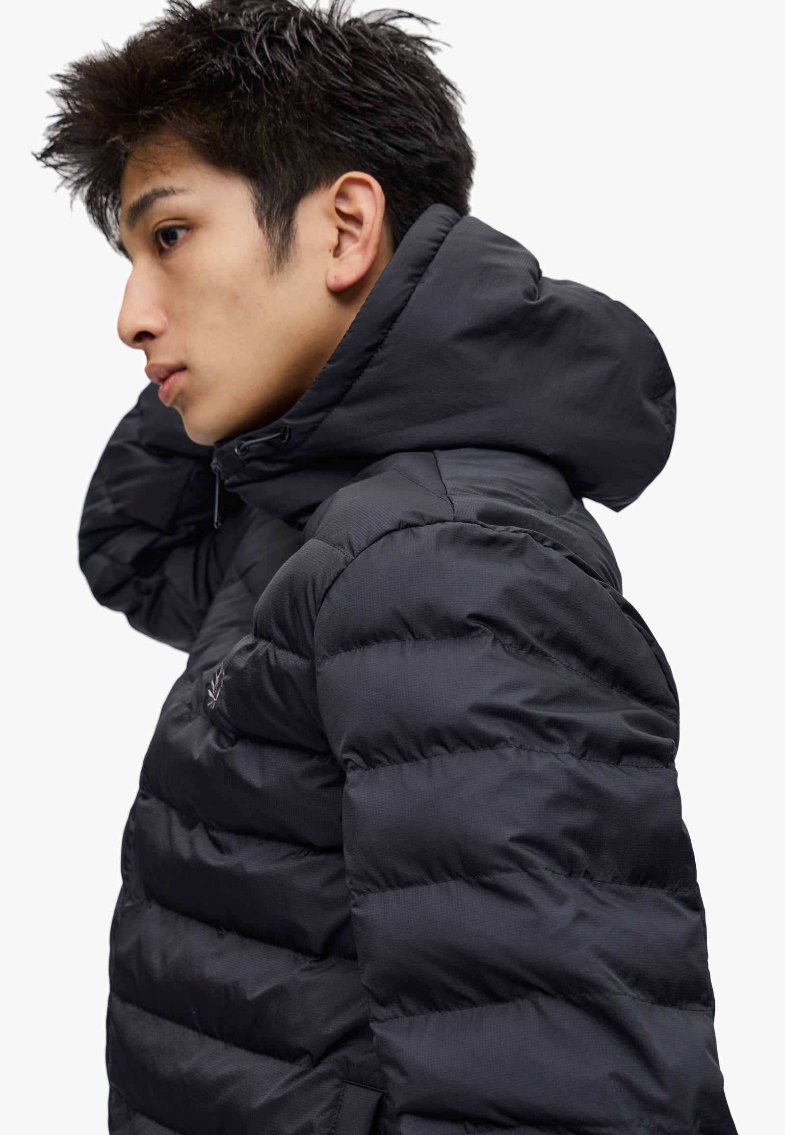Fred Perry - Hooded Insulated Black - Jacket | Men-Image