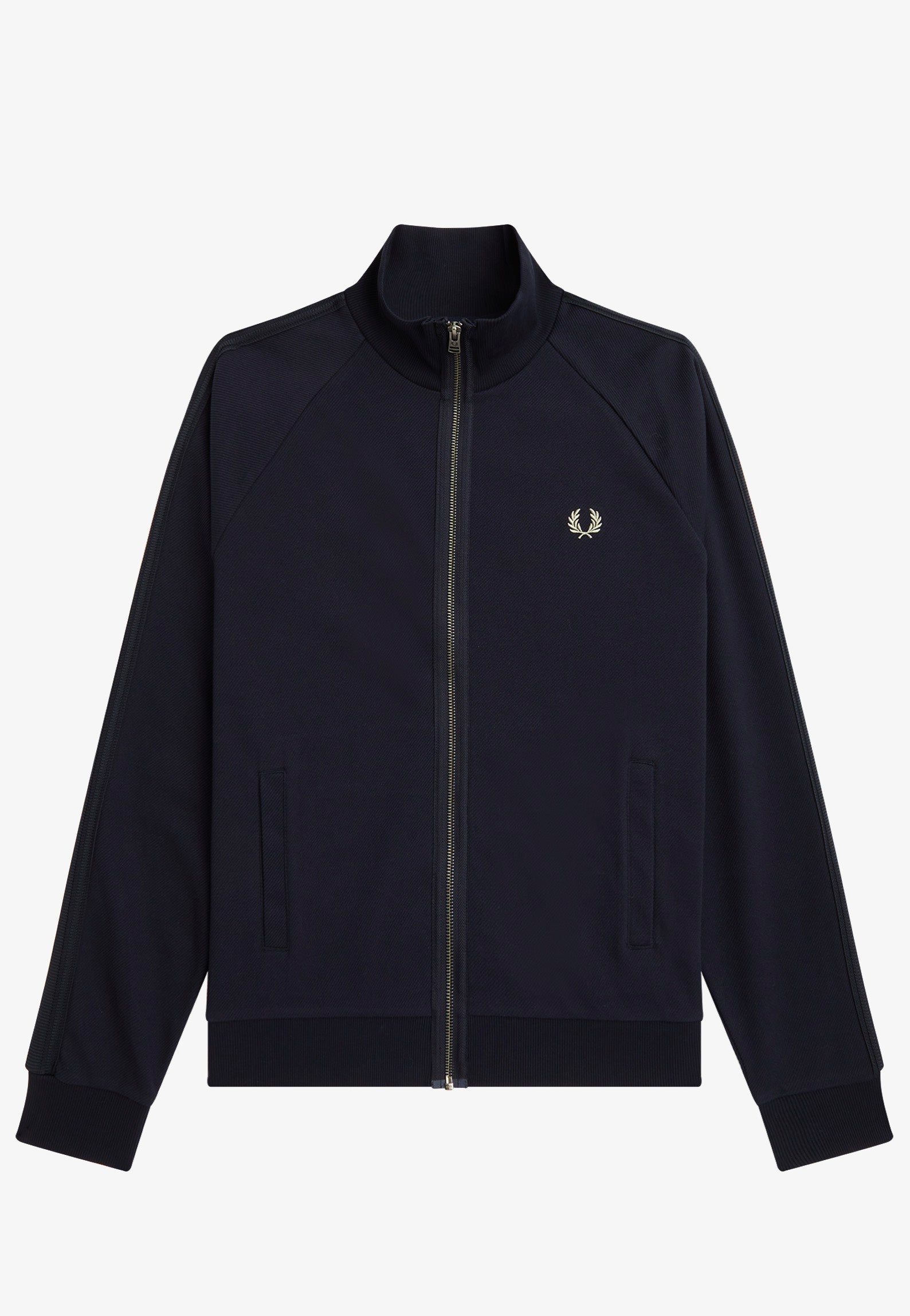 Fred Perry - Knitted Tape Track Navy - Track Jacket | Men-Image