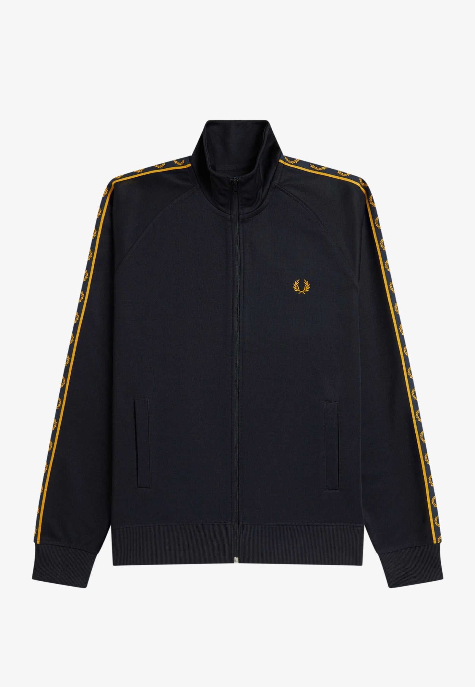 Fred Perry - Contrast Tape Track Navy - Track Jacket | Men-Image