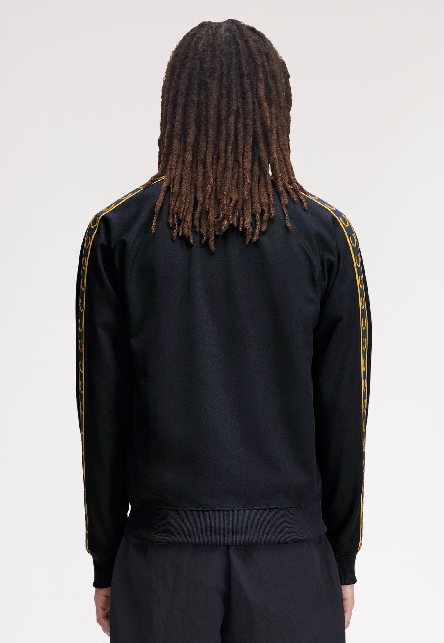 Fred Perry - Contrast Tape Track Navy - Track Jacket | Men-Image