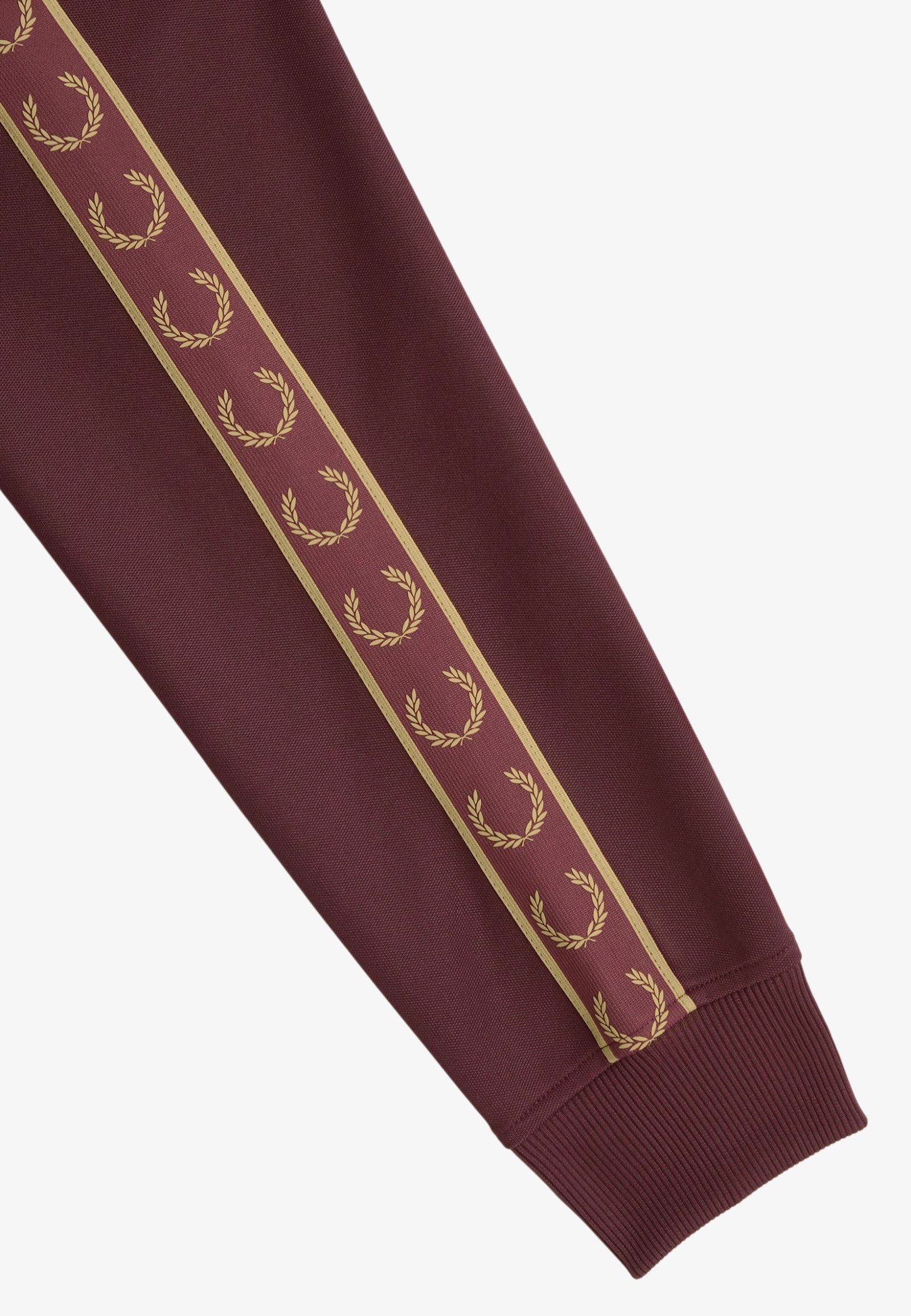 Fred Perry - Contrast Tape Oxblood/Champagne - Track Jacket | Men-Image
