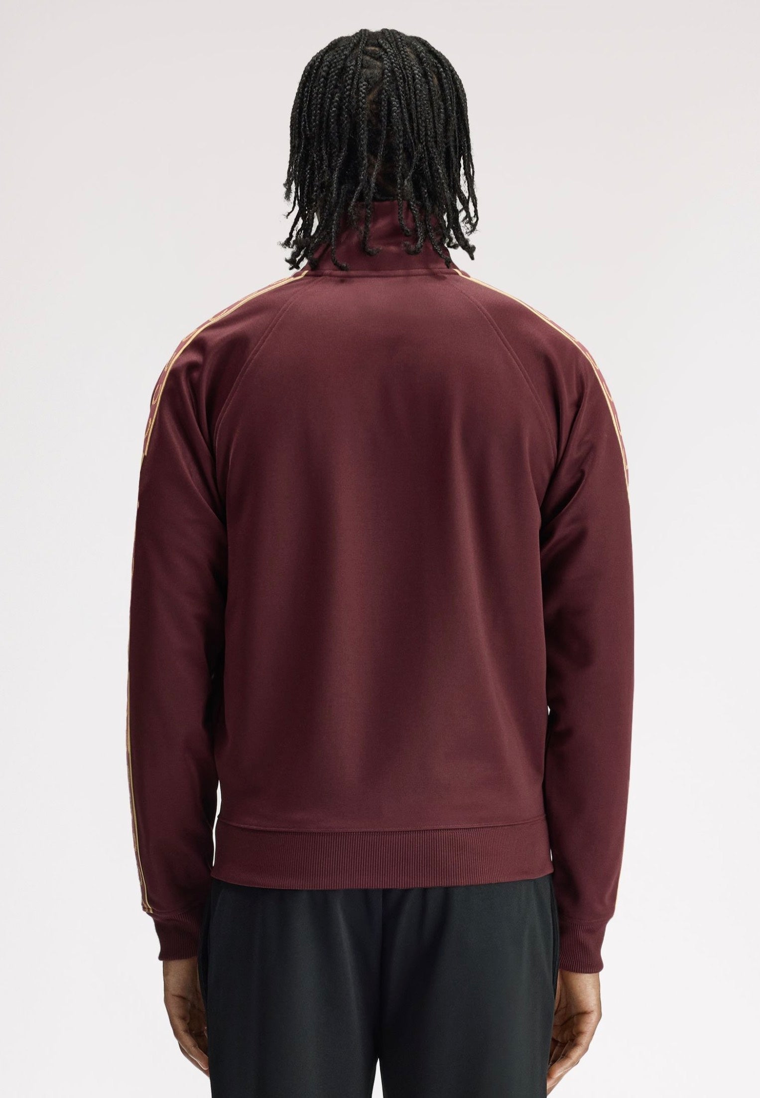 Fred Perry - Contrast Tape Oxblood/Champagne - Track Jacket | Men-Image