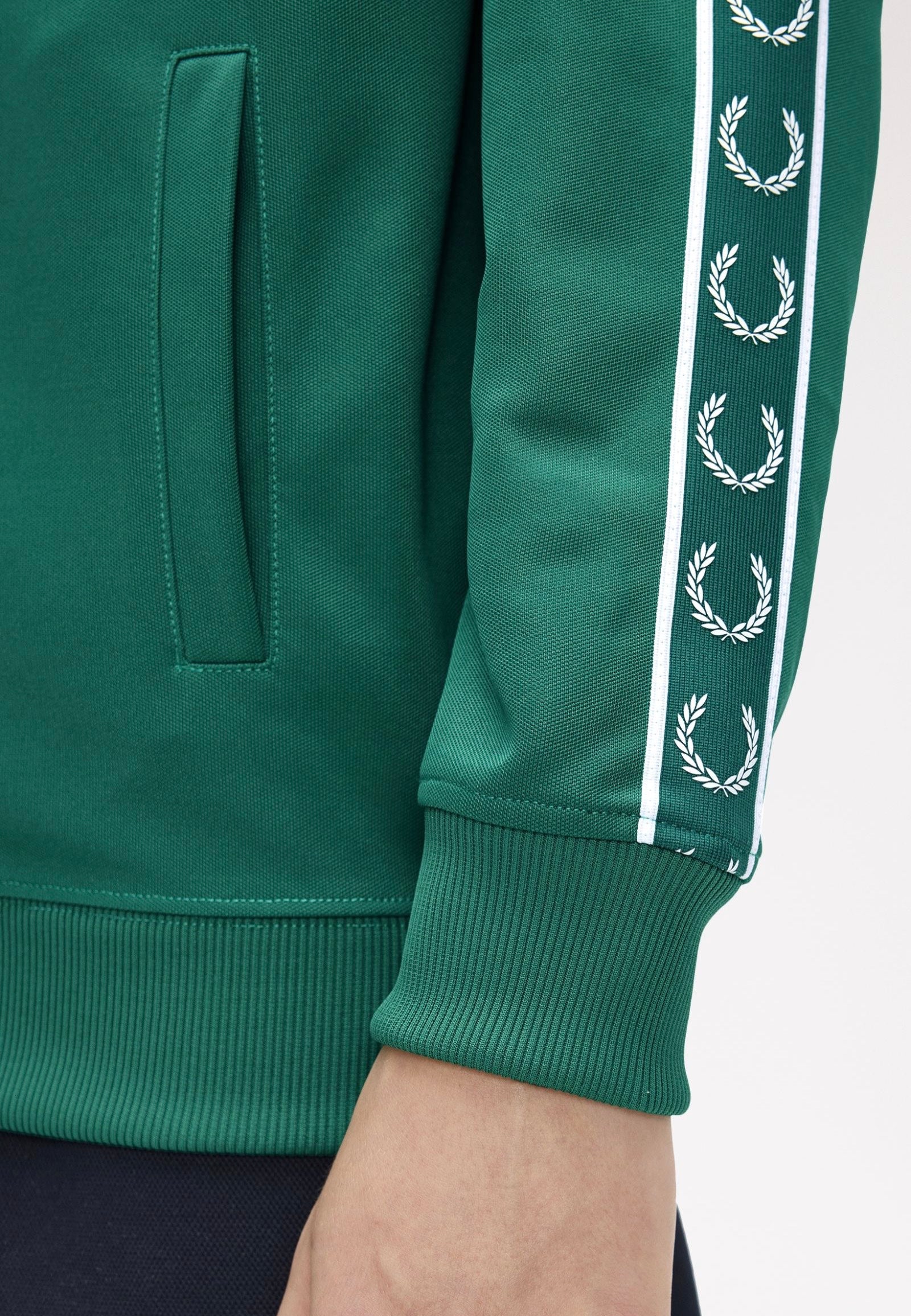 Fred Perry - Contrast Taped Sport Green - Track Jacket | Men-Image