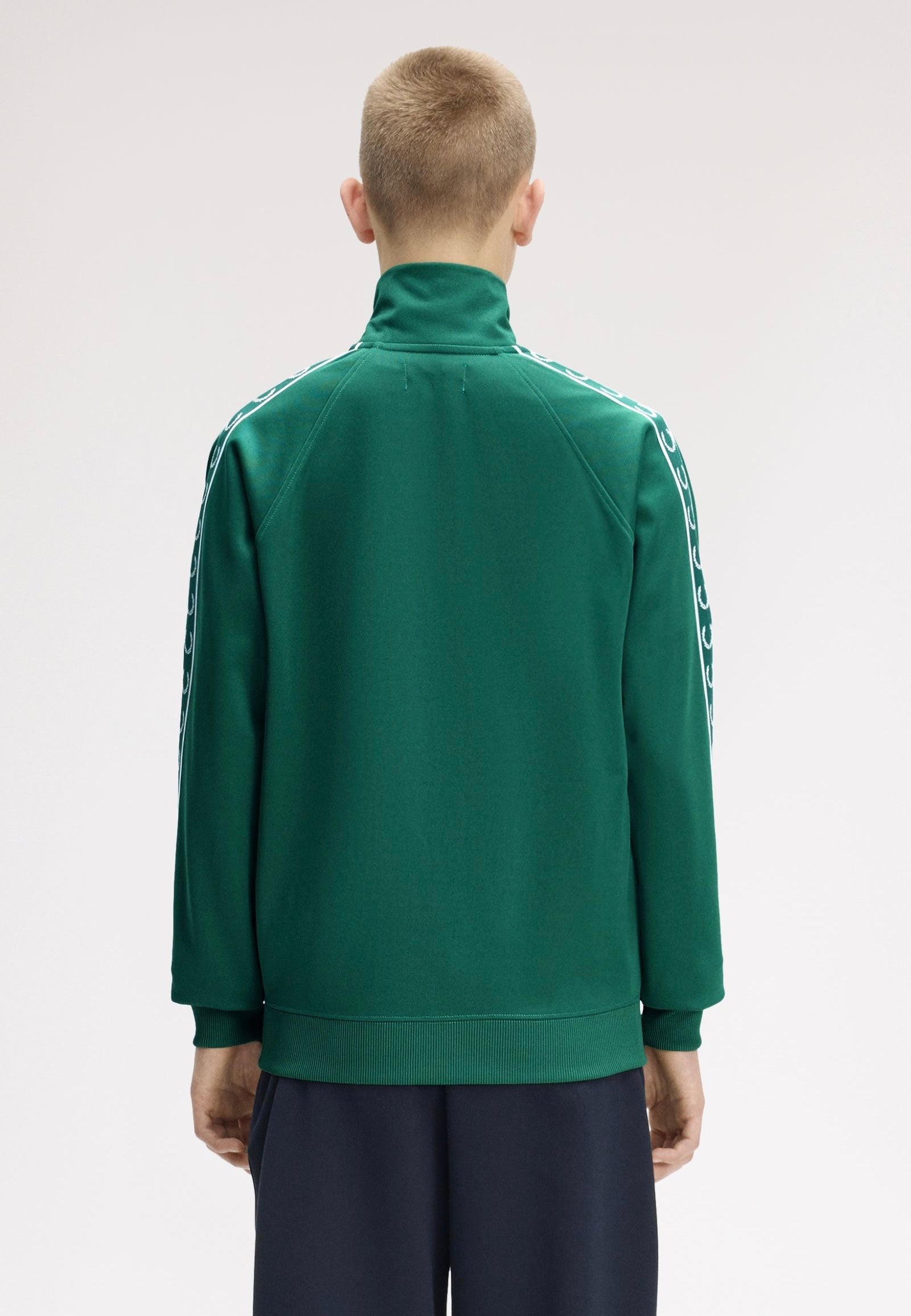 Fred Perry - Contrast Taped Sport Green - Track Jacket | Men-Image