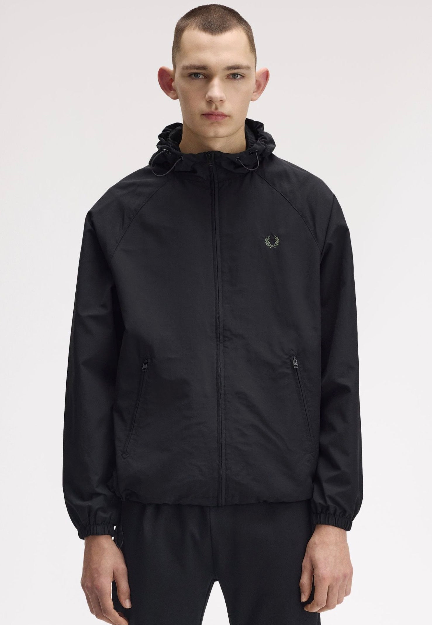 Fred Perry - Hooded Shell Black - Jacket | Impericon