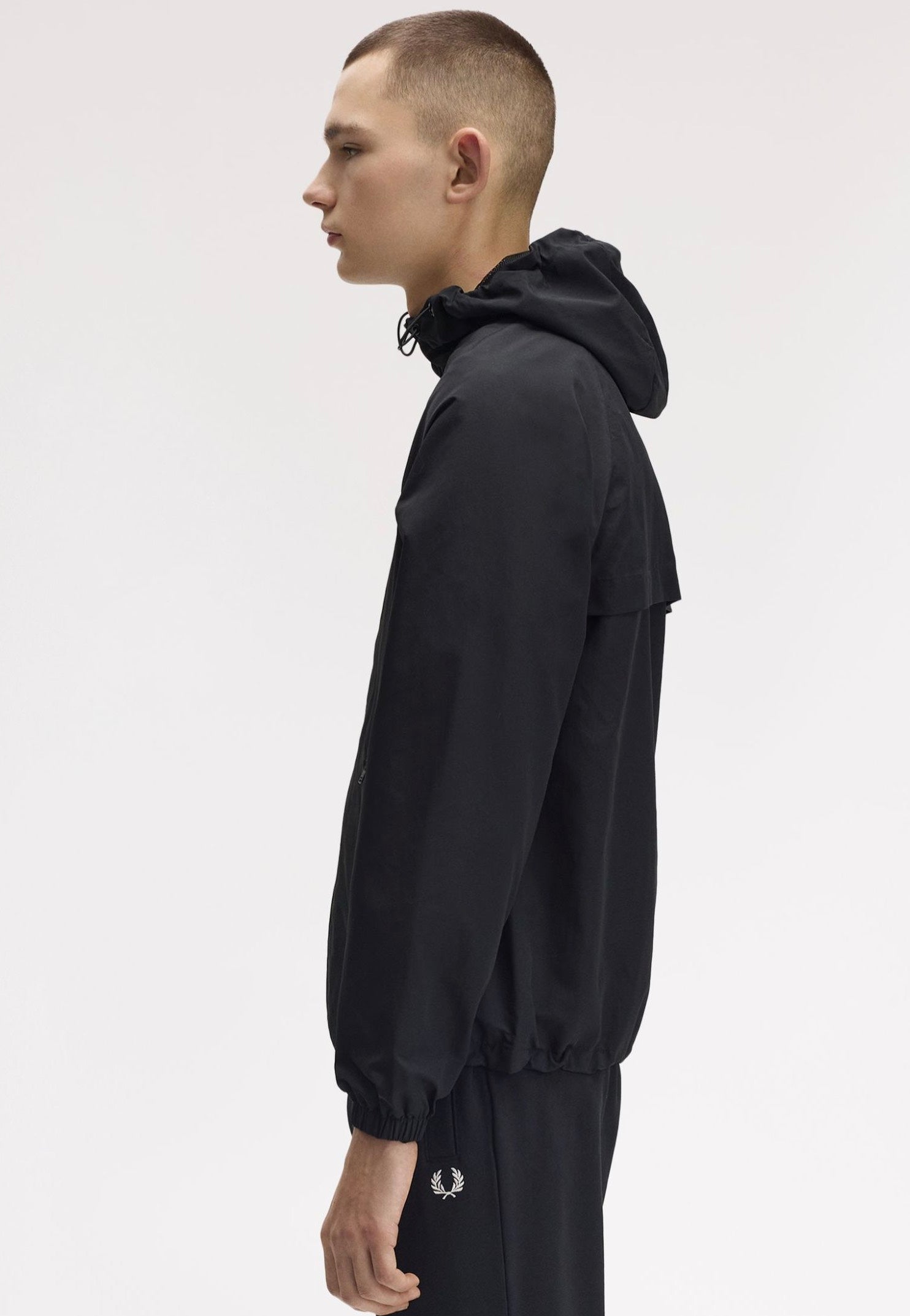 Fred Perry - Hooded Shell Black - Jacket | Men-Image