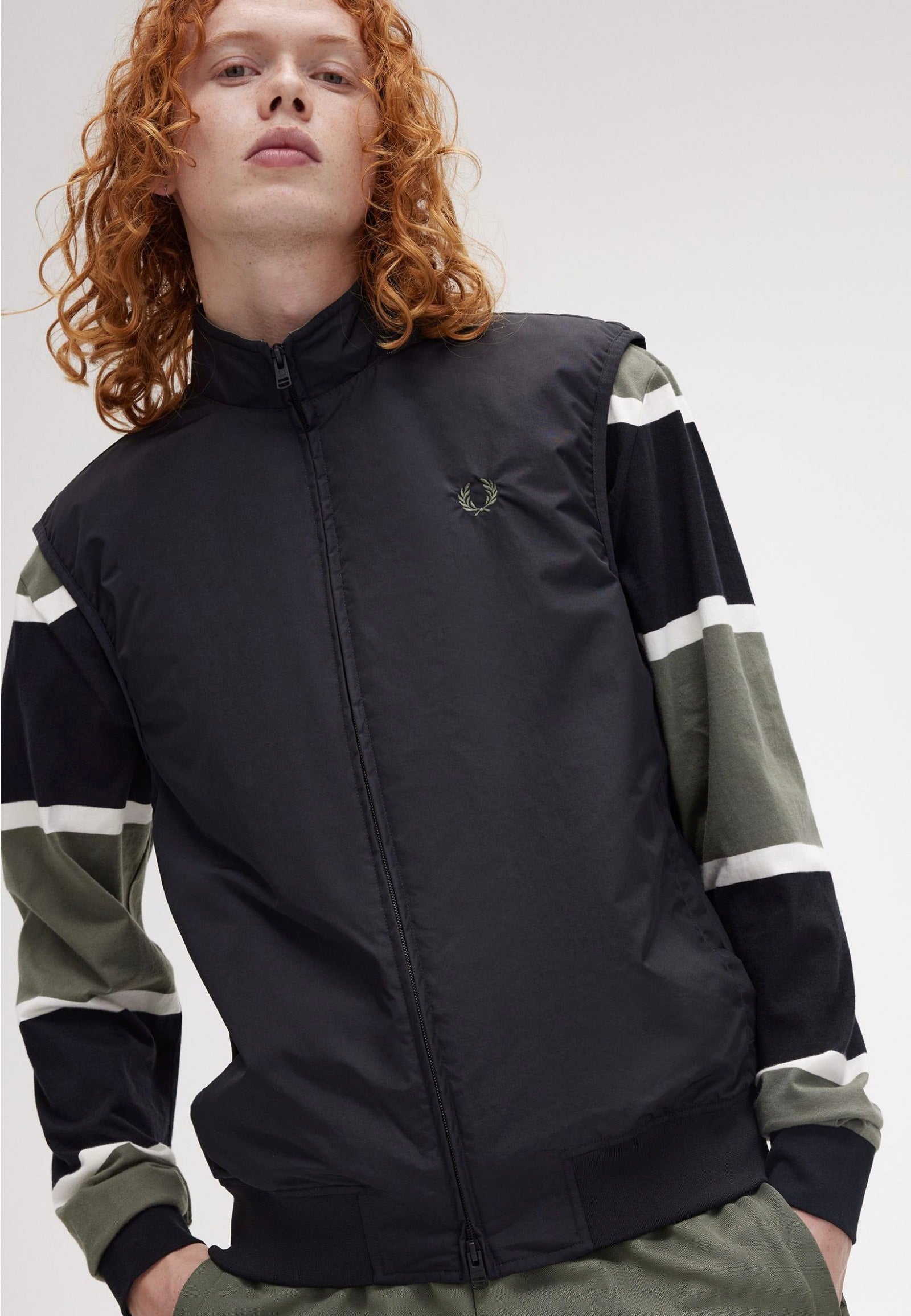 Fred Perry - The Brentham Black - Vest | Men-Image