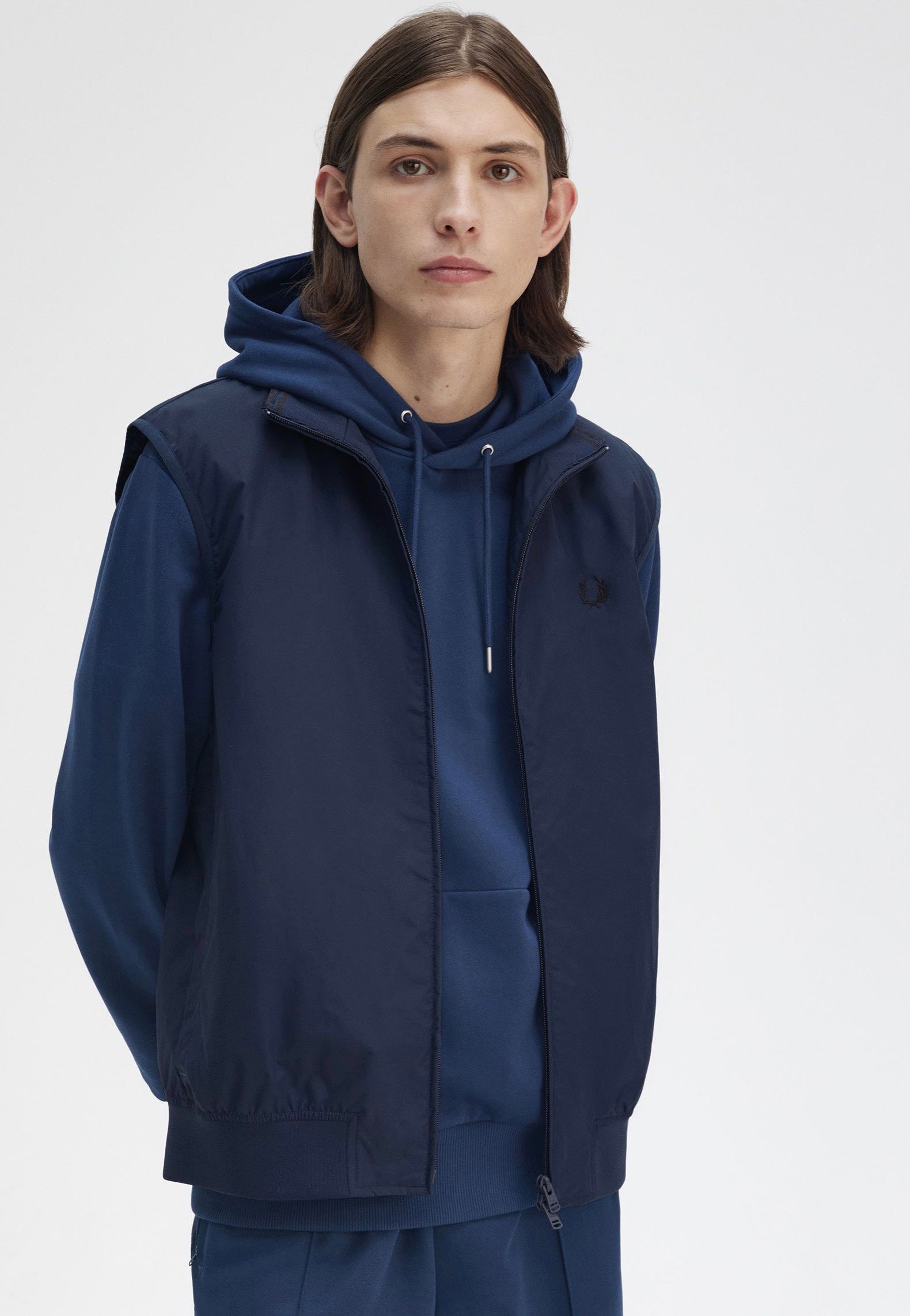 Fred Perry - The Brentham Tennis Blue - Vest | Men-Image