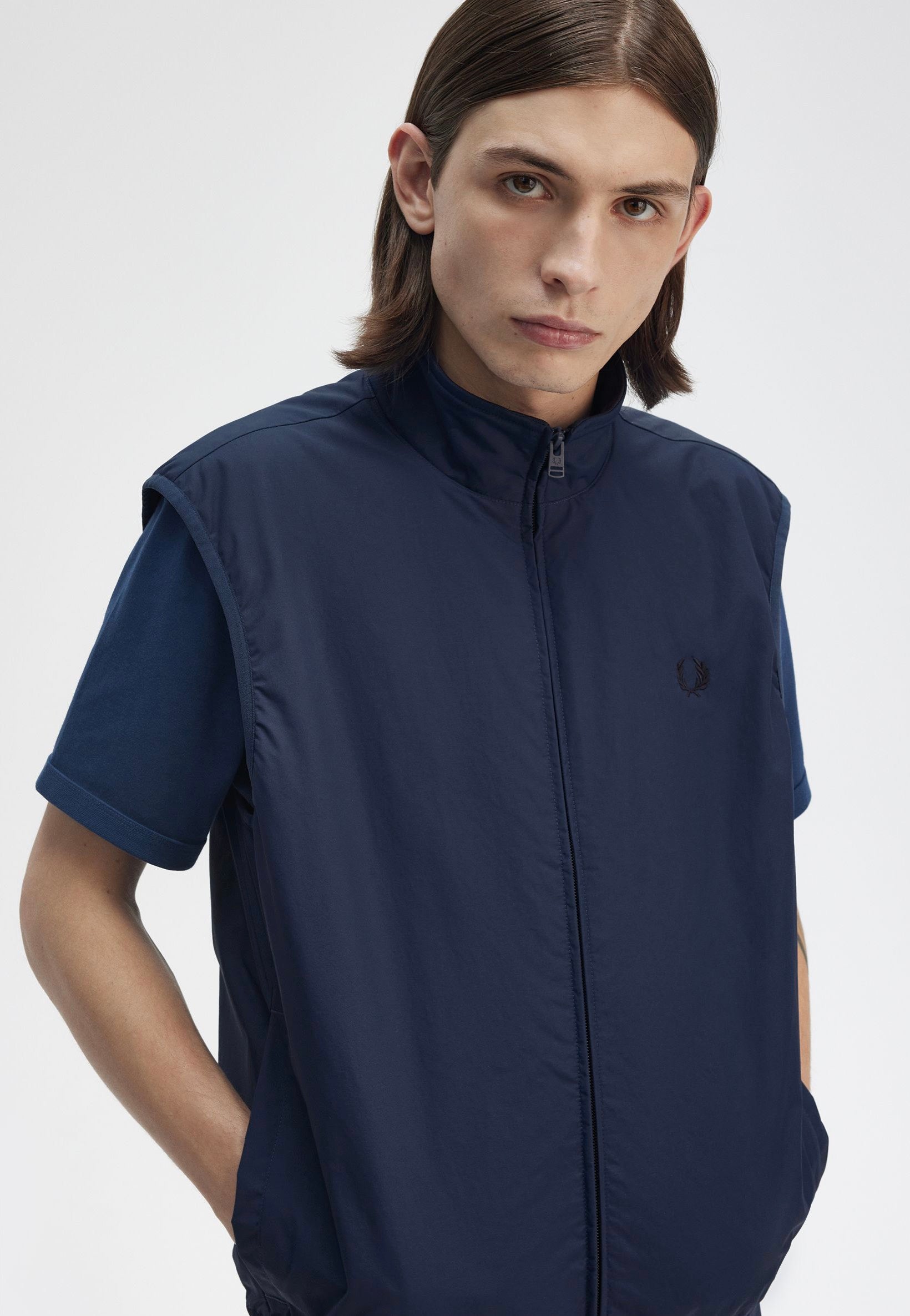 Fred Perry - The Brentham Tennis Blue - Vest | Men-Image