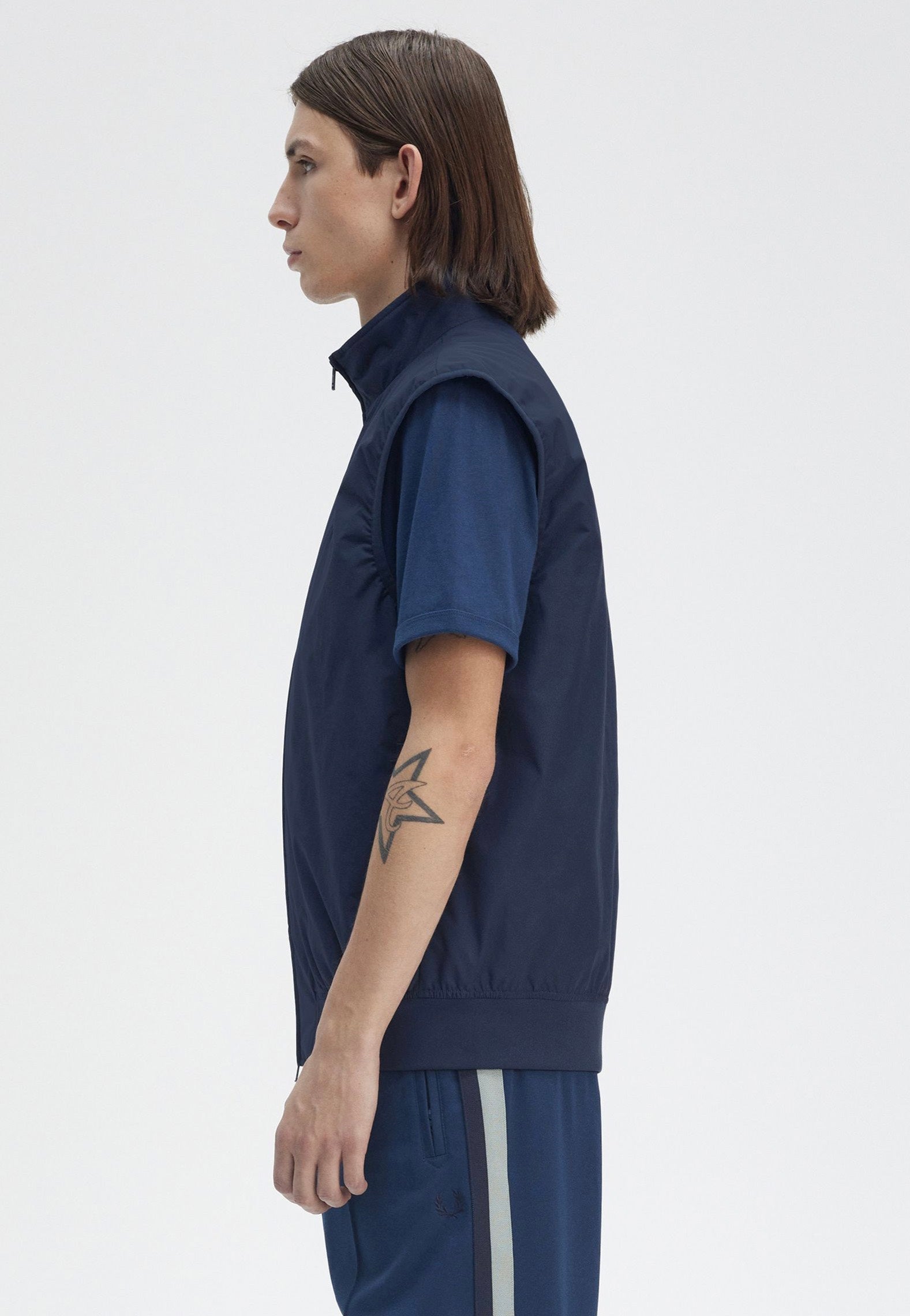 Fred Perry - The Brentham Tennis Blue - Vest | Men-Image