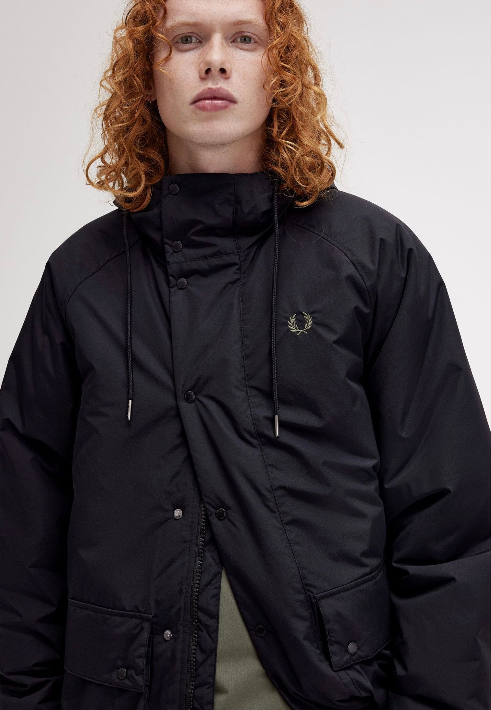 Fred Perry - Padded Zip Through Black - Jacket | Men-Image