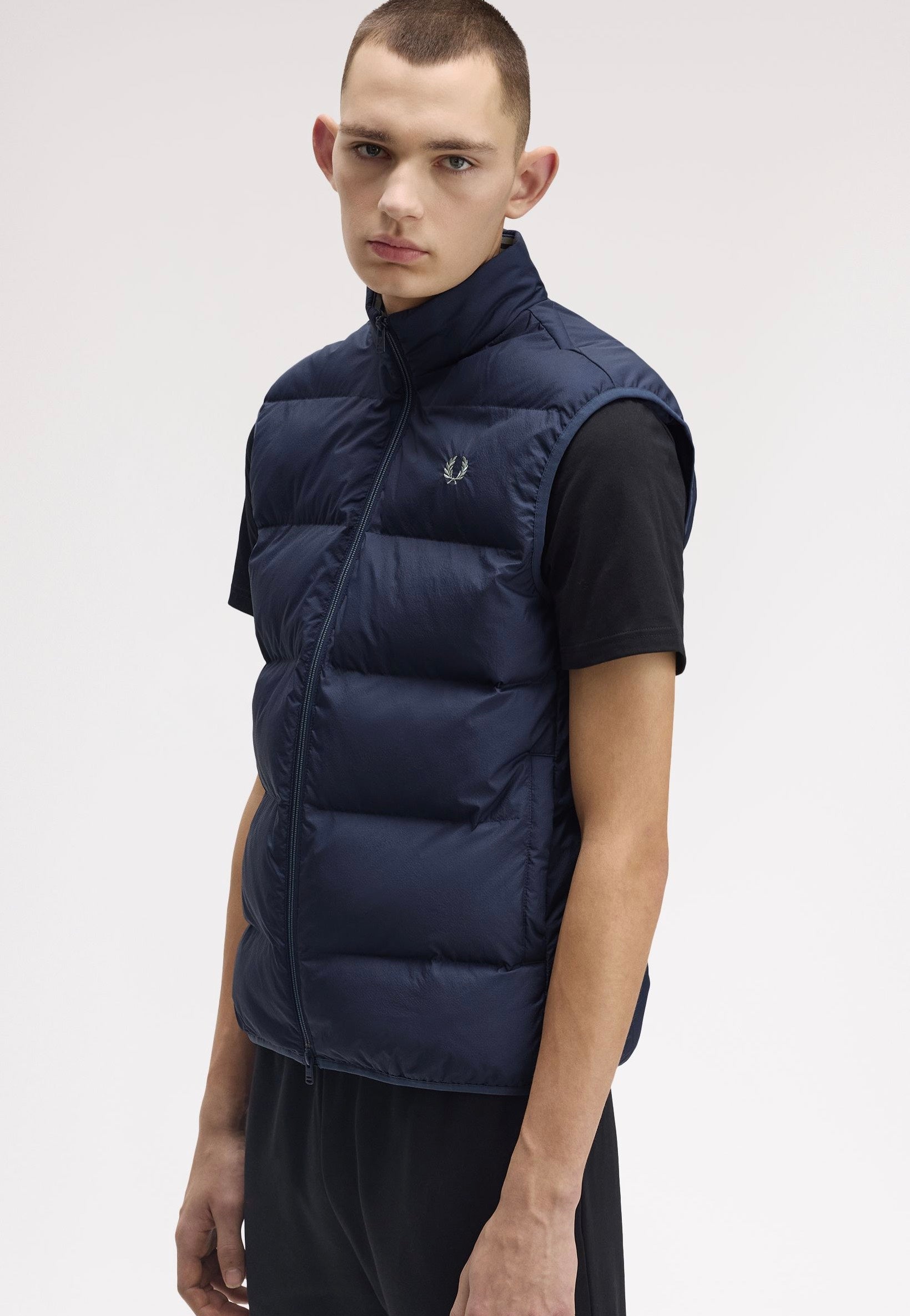 Fred Perry Insulated Dark Airforce - Vest | Impericon