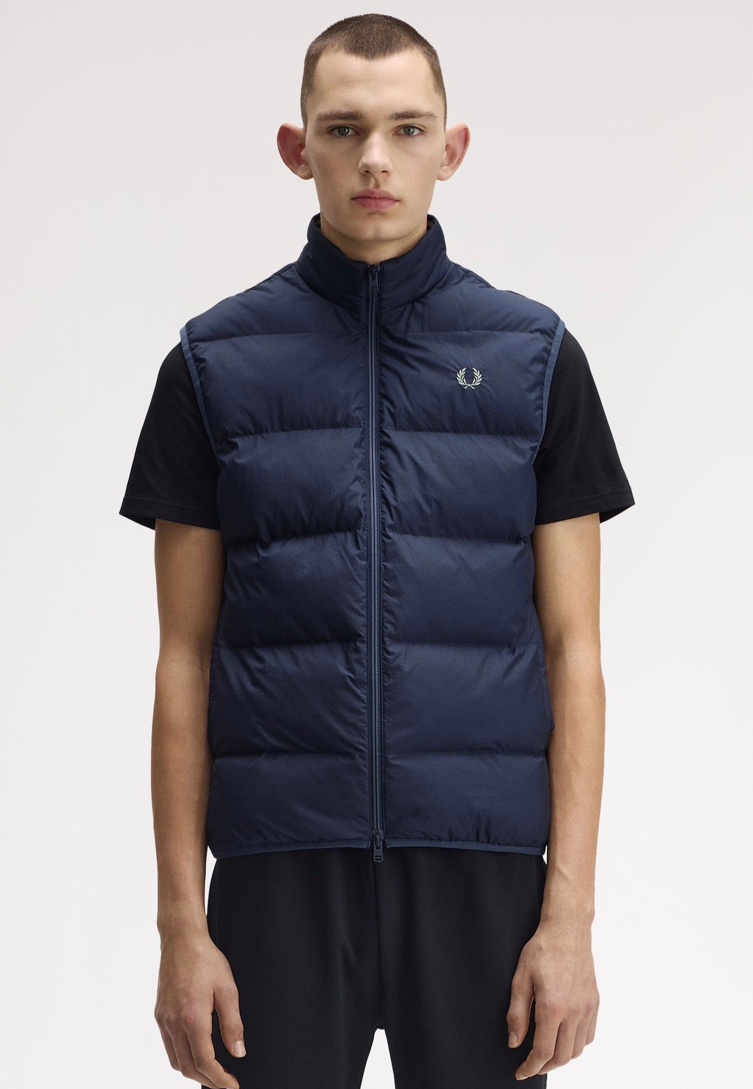 Fred Perry Insulated Dark Airforce - Vest | Impericon