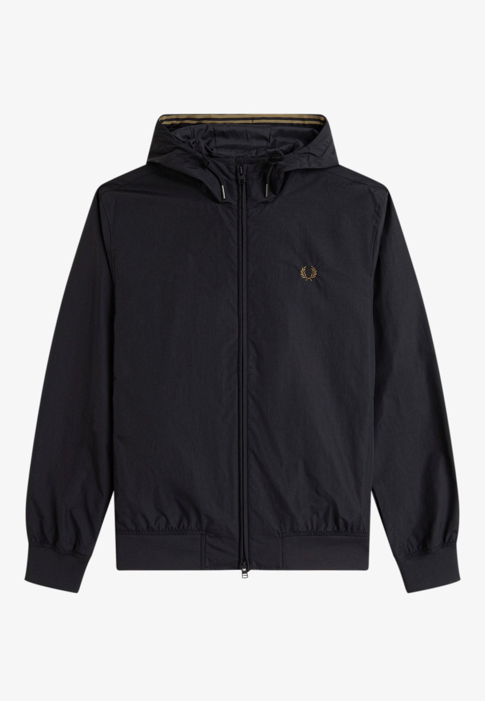 Fred Perry - The Hooded Brentham Black - Jacket | Men-Image