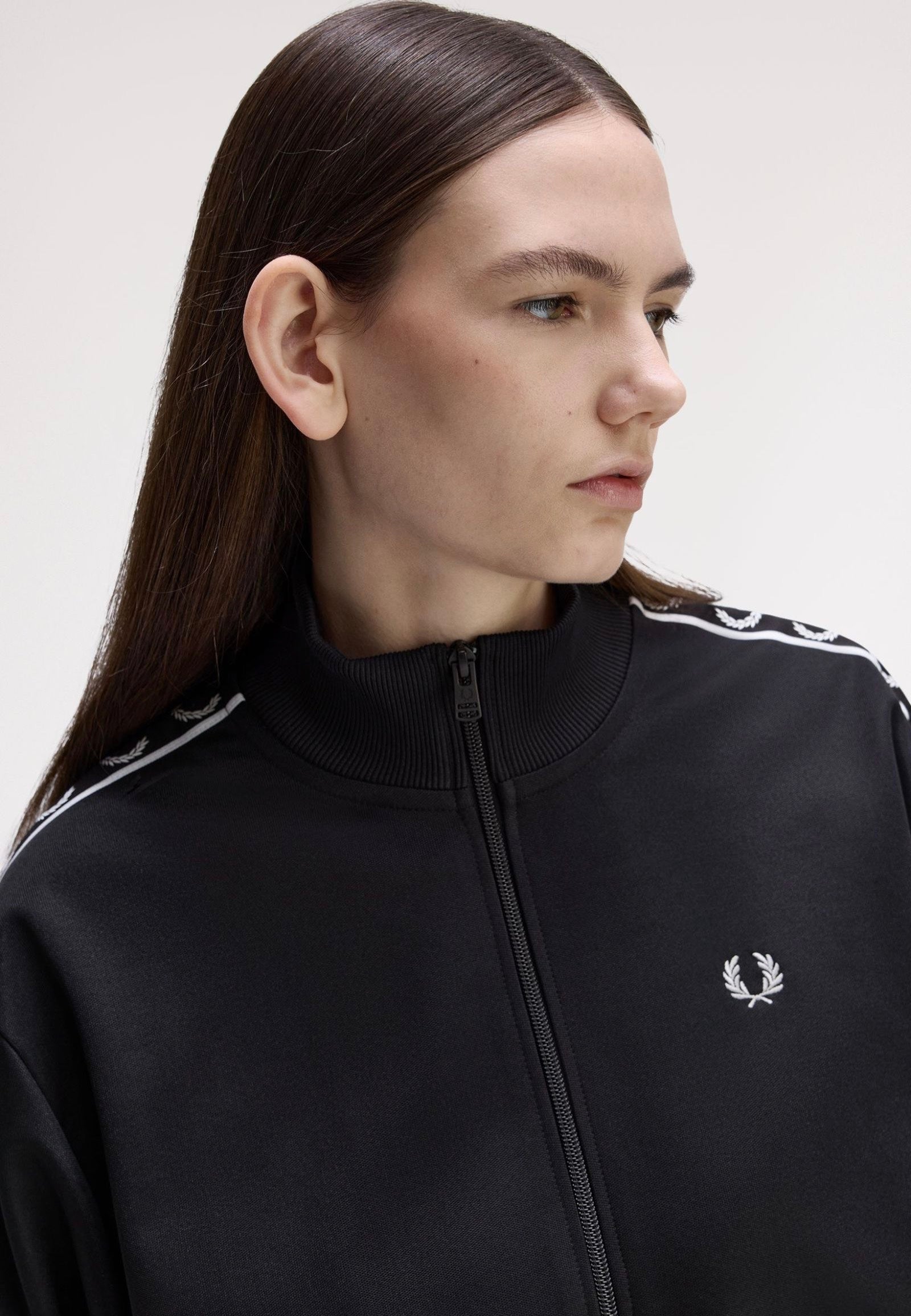 Fred Perry - Taped Track Black - Track Jacket | Women-Image