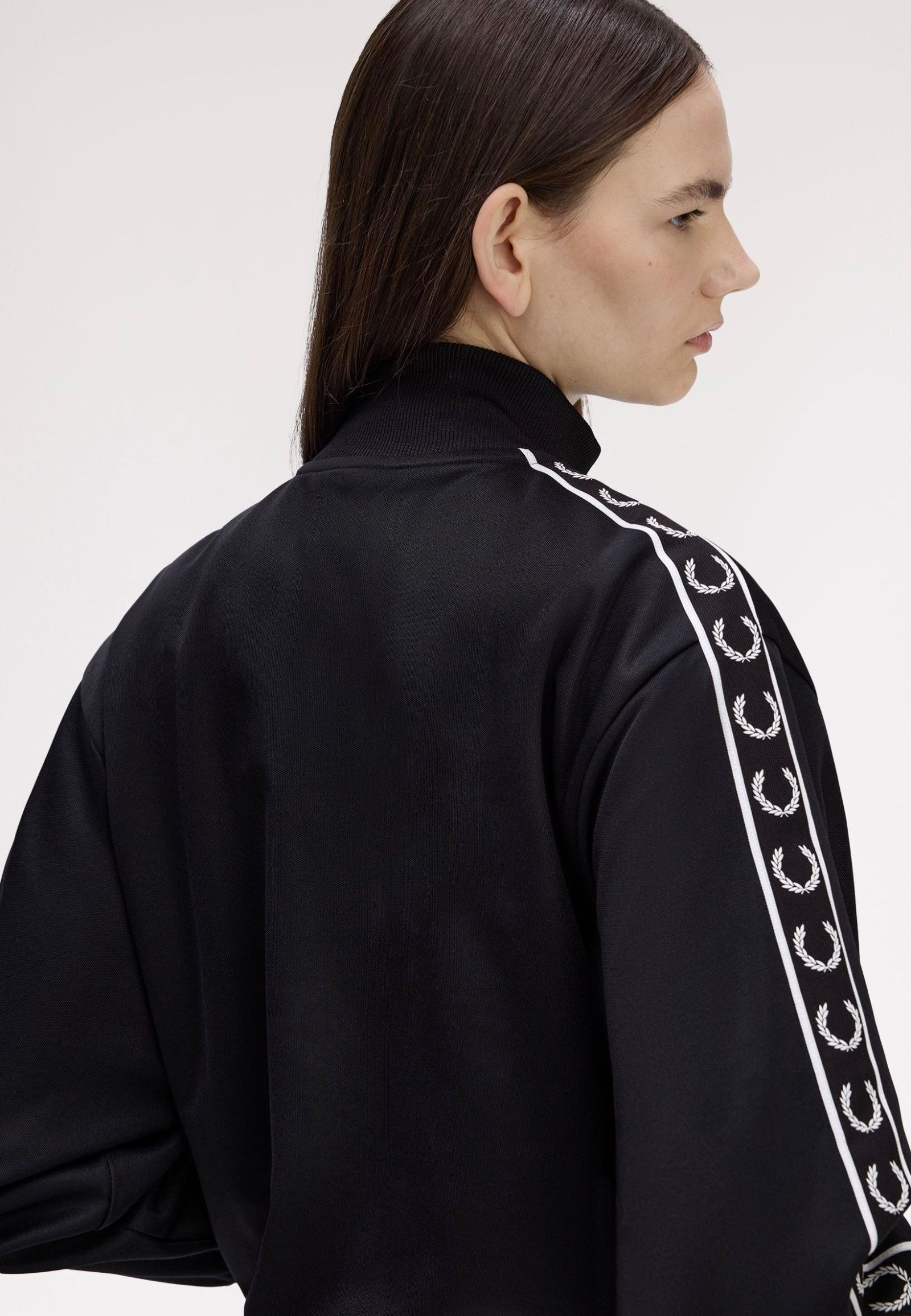 Fred Perry - Taped Track Black - Track Jacket | Impericon