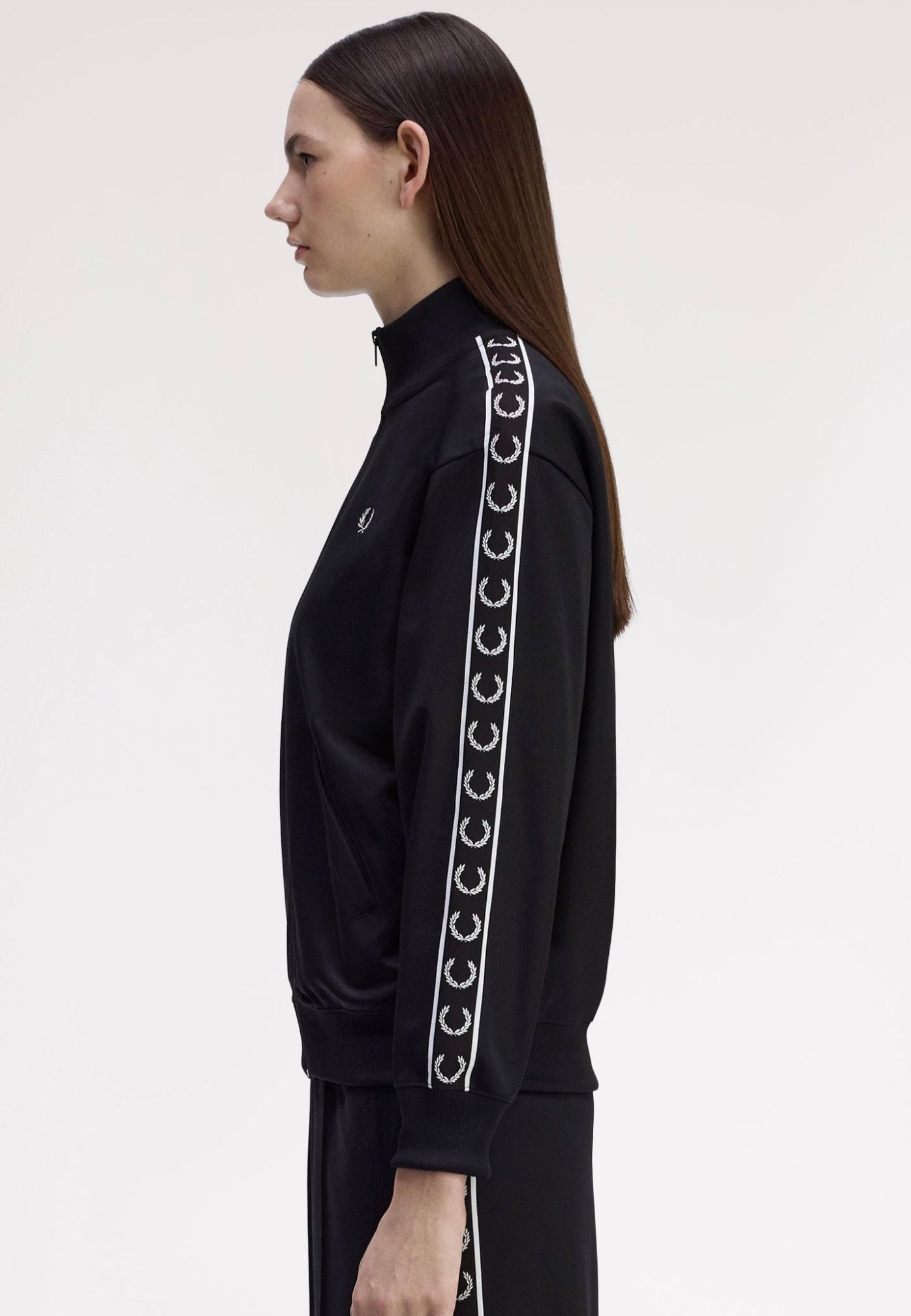 Fred Perry - Taped Track Black - Track Jacket | Women-Image