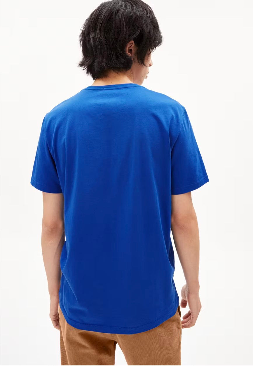 Armedangels - Jaames Dynamo Blue - T-Shirt | Men-Image