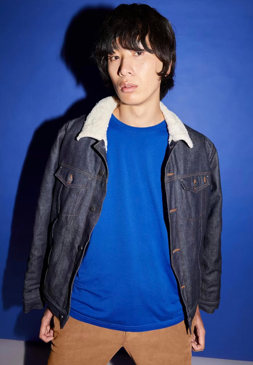 Armedangels - Jaames Dynamo Blue - T-Shirt | Men-Image