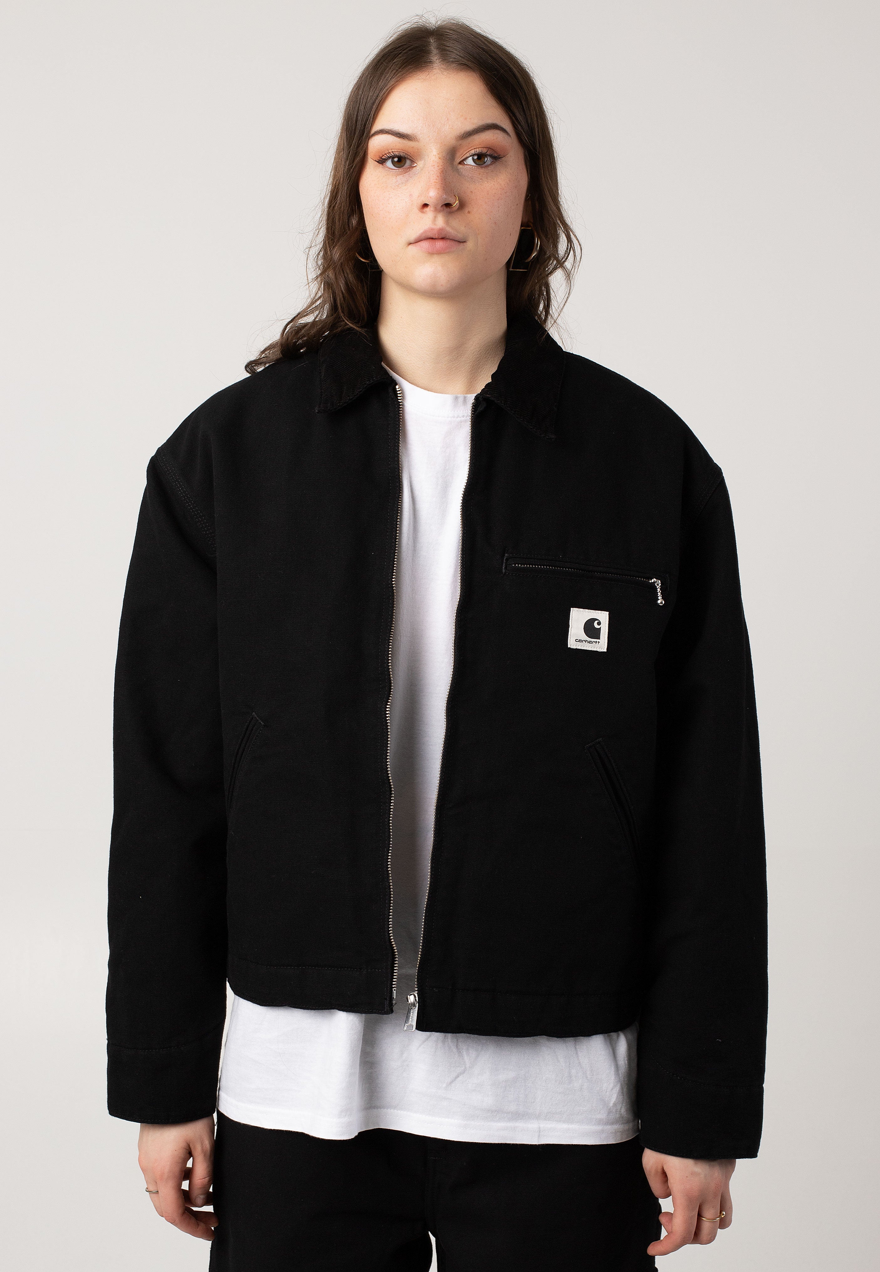 Carhartt WIP - W' Og Detroit Rinsed Black/Black - Jacket | Women-Image
