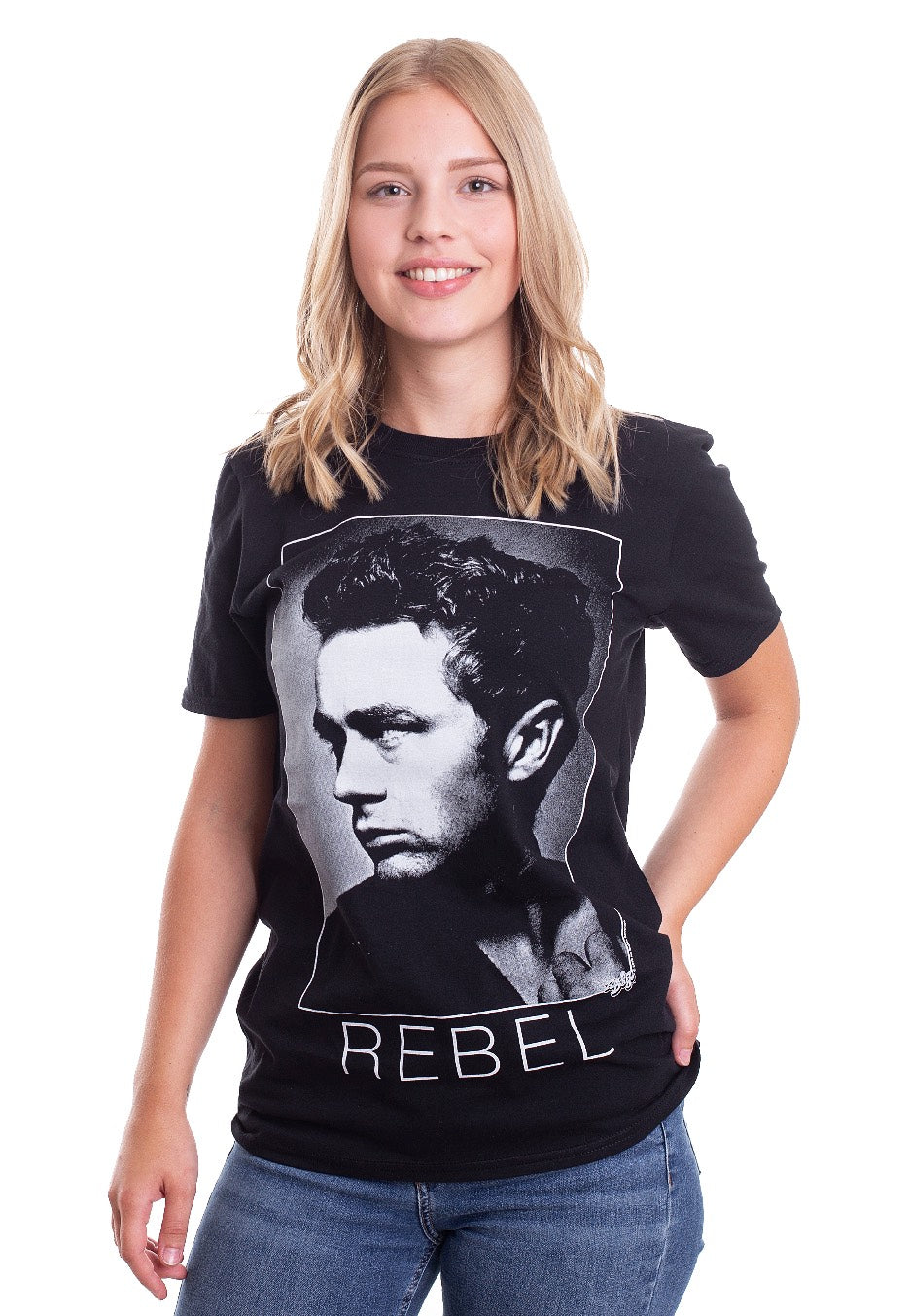 James Dean - BW Rebel - T-Shirt | Women-Image