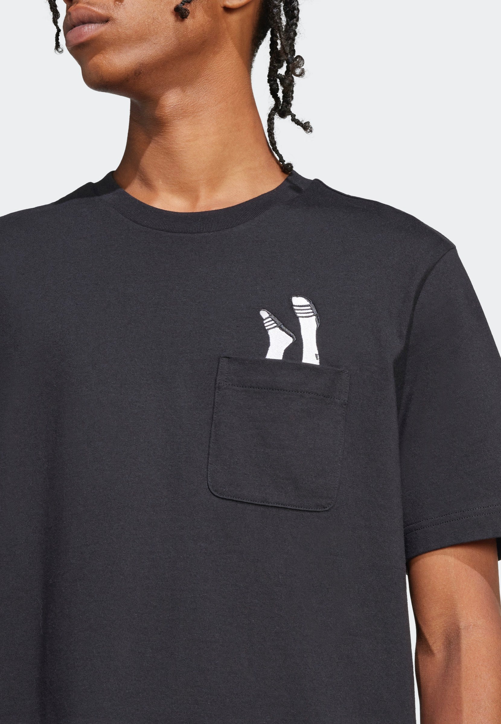 Adidas - M L Slide Pocket Black - T-Shirt | Men-Image