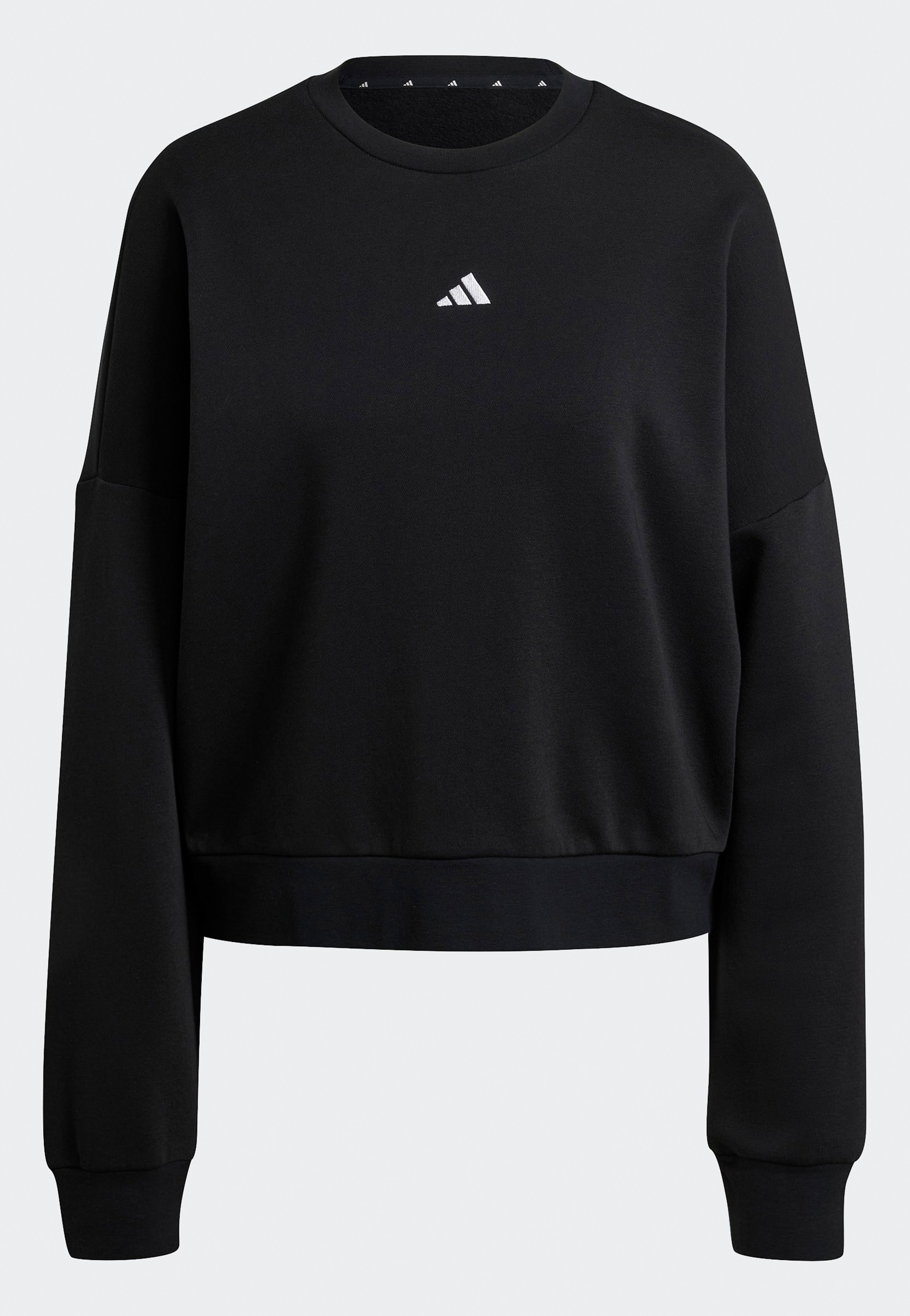 Adidas - Essentials Small Logo Feelcozy Black/White - Sweater | Women-Image
