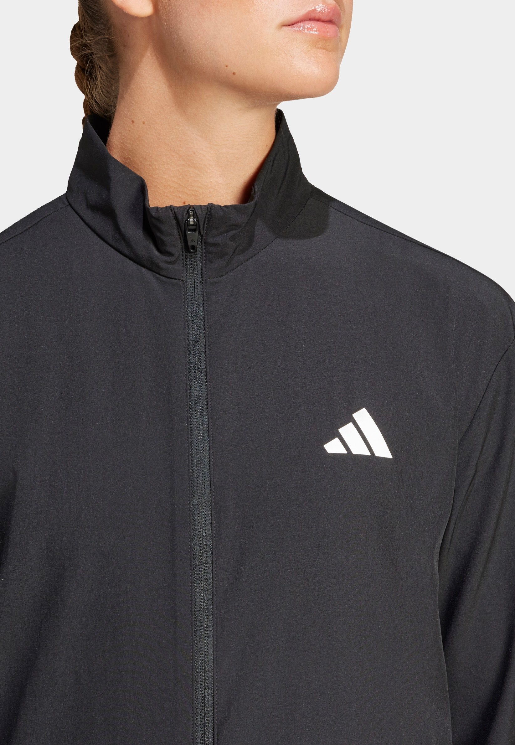 Adidas - WE 3S Woven Black/White - Track Jacket | Women-Image